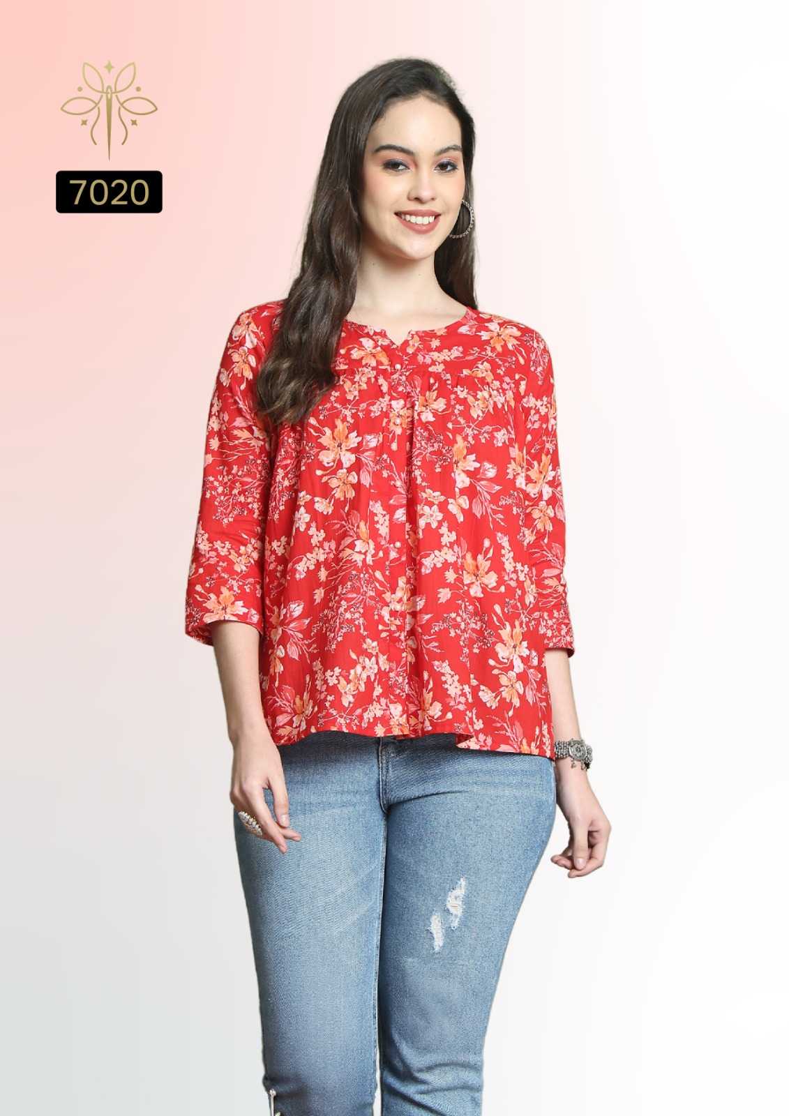 Ynf Cotton Cambric RIN190 Rajnandini Aaradhya Vol-24 Setwise Collections Wholesale Kurtis Catalogs Manufacturer