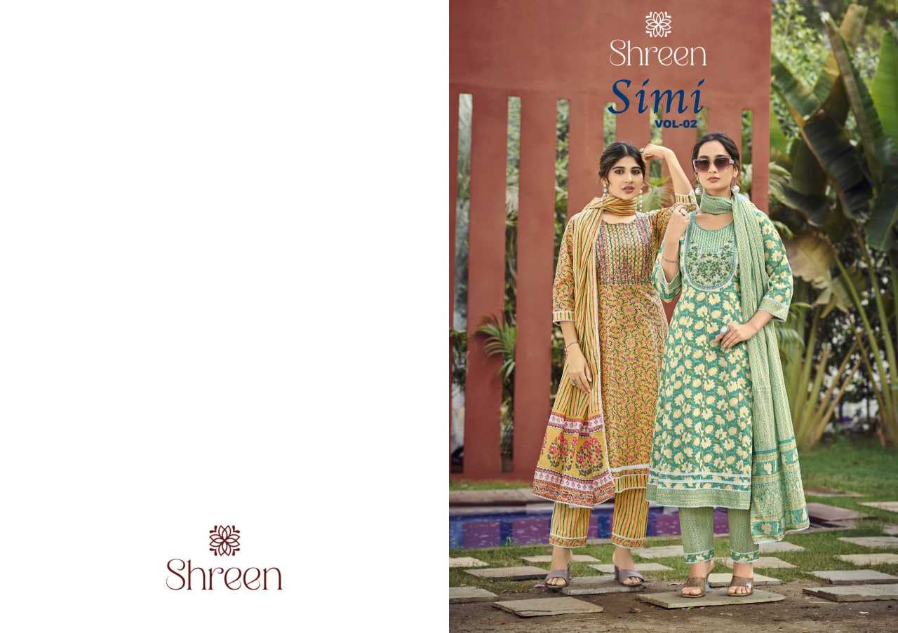 Ynf Cotton Cambric RIN190 SIMI VOL-2 Setwise Collections Wholesale Gowns Catalogs Manufacturer