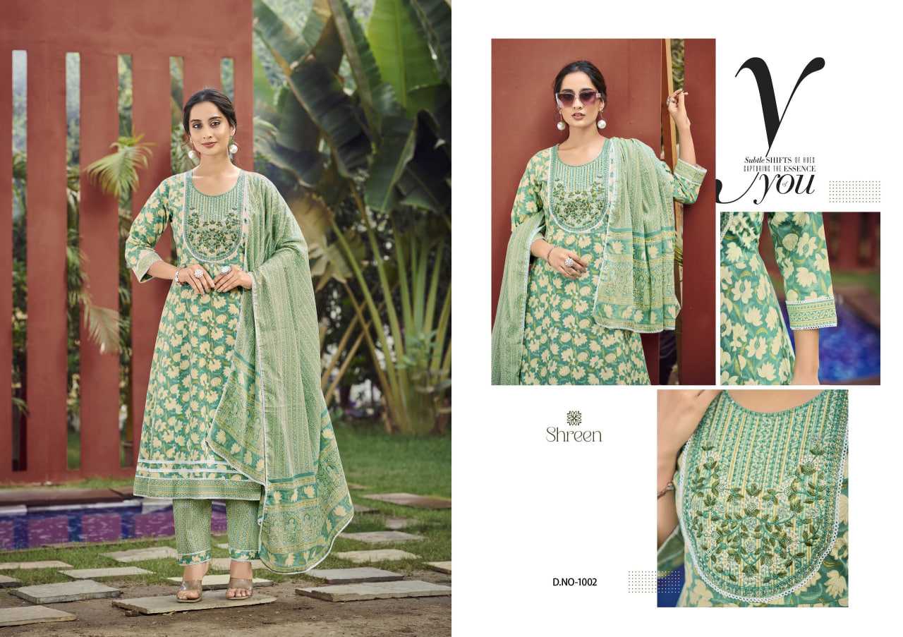 Ynf Cotton Cambric RIN190 SIMI VOL-2 Setwise Collections Wholesale Gowns Catalogs Manufacturer
