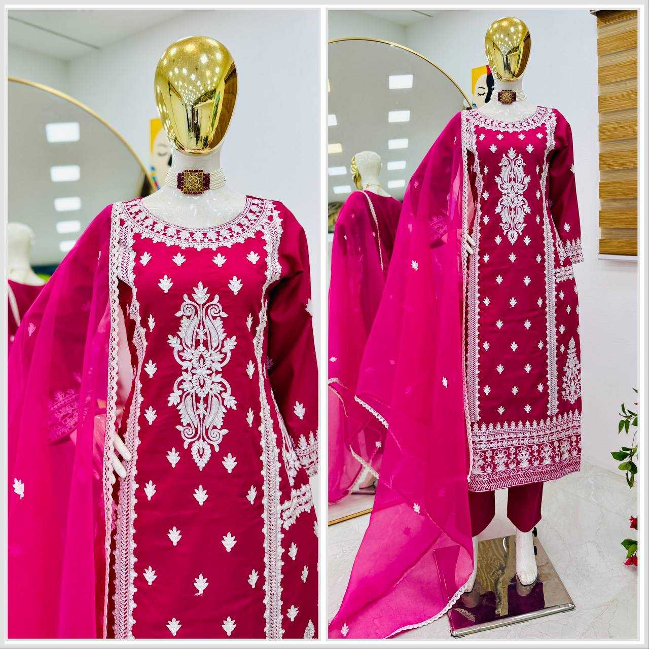 Ynf Cotton KESH158 9282 Suits & Dresses Wedding Collections Festive Collections Wholesale Embroidery Suits Cotton Suits Wedding Outfits Manufacturer