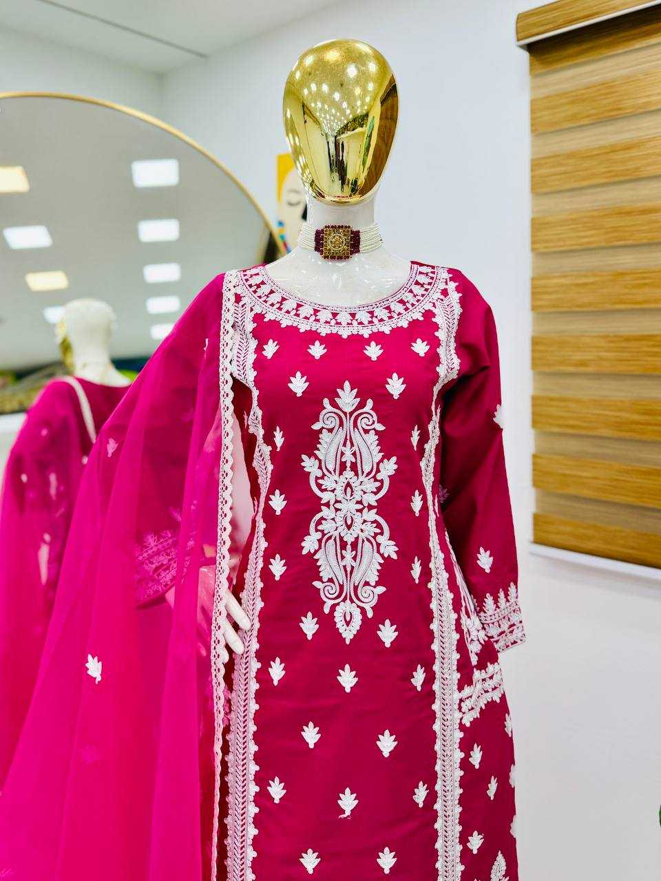 Ynf Cotton KESH158 9282 Suits & Dresses Wedding Collections Festive Collections Wholesale Embroidery Suits Cotton Suits Wedding Outfits Manufacturer