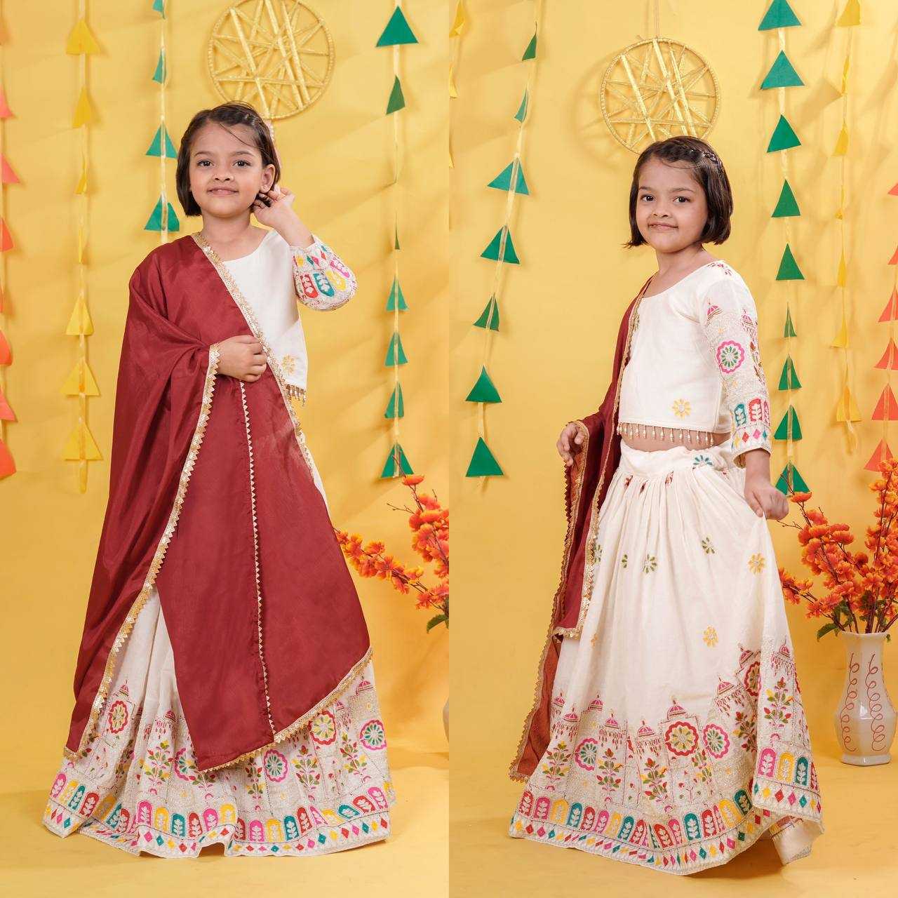 Ynf Cotton KESH415 213 Kids Wear Wholesale Indian Wear For Kids Kids Lehenga Choli Kids Wedding Outfits Manufacturer