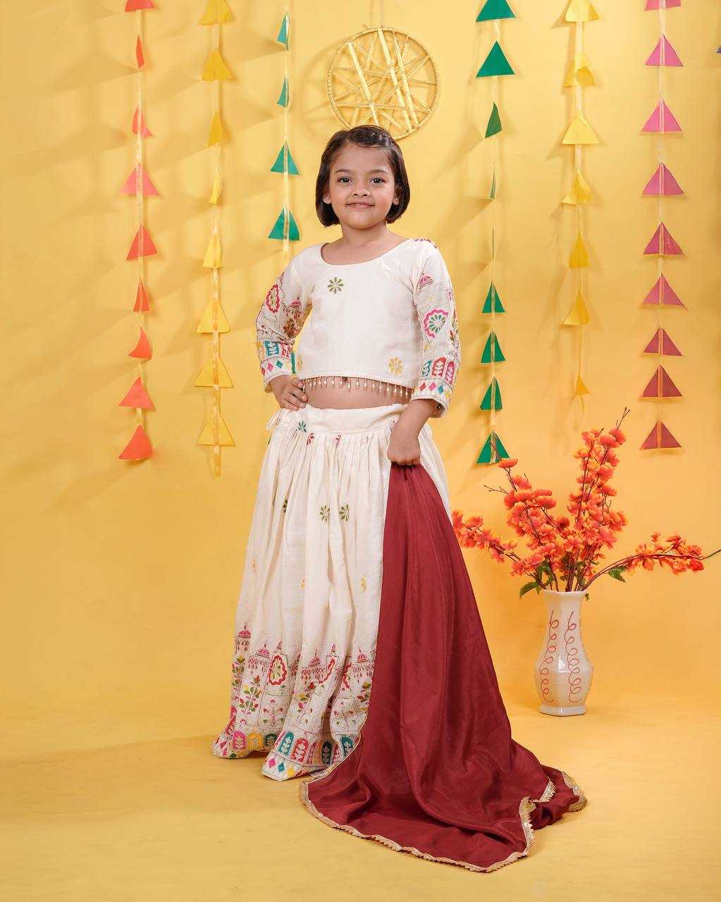 Ynf Cotton KESH415 213 Kids Wear Wholesale Indian Wear For Kids Kids Lehenga Choli Kids Wedding Outfits Manufacturer