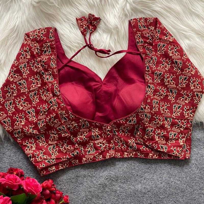 Ynf Cotton KESH426 Ajrakh 16 Readymade Blouses Festive Collections Wholesale Blouse Designer Blouse Party Wear Blouse Manufacturer