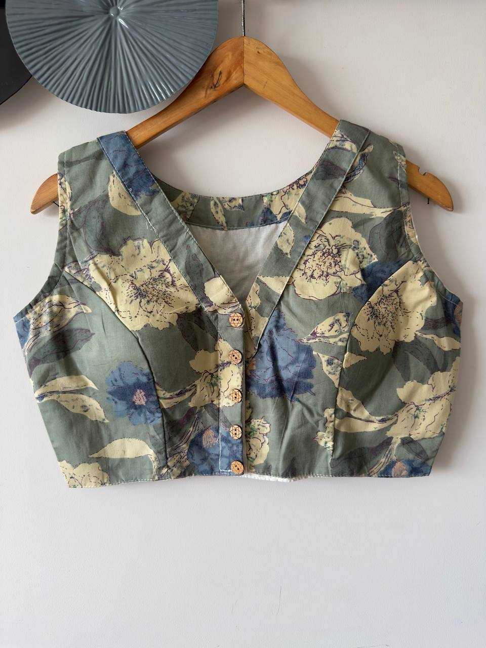 Ynf Cotton KESH437 Handicrafts Readymade Blouses Wholesale Blouse Cotton Blouse Party Wear Blouse Manufacturer