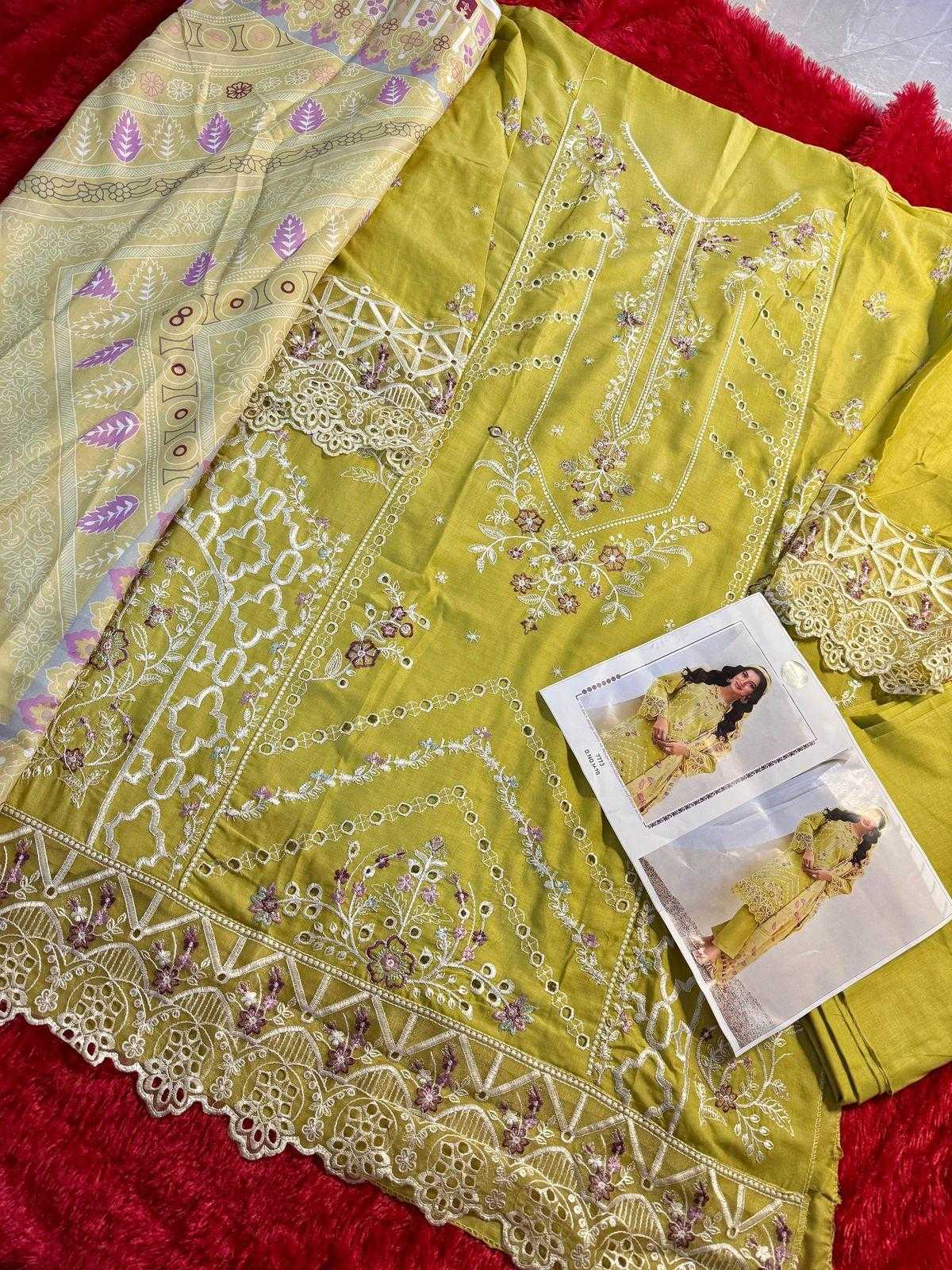Ynf Cotton KESH444 OMBRE-1619 Suits & Dresses Wedding Collections Festive Collections Wholesale Embroidery Suits Cotton Suits Designer Suits Manufacturer