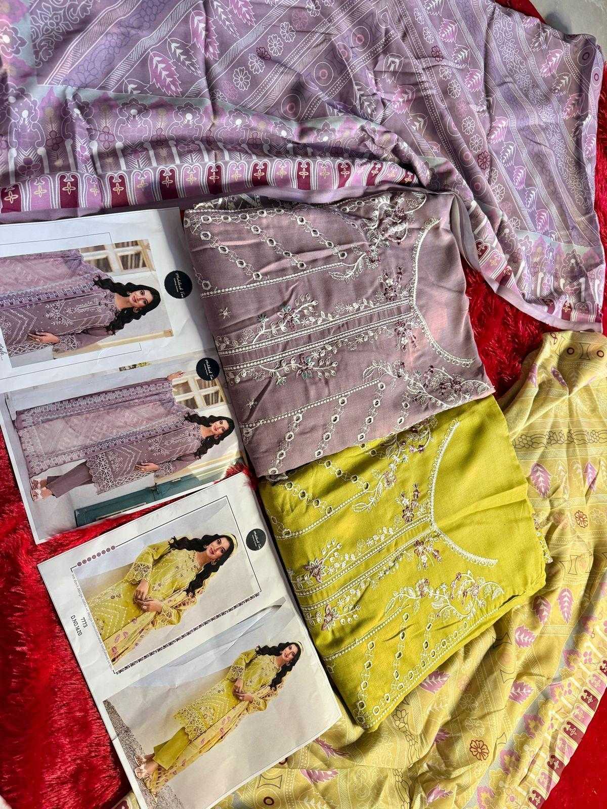 Ynf Cotton KESH444 OMBRE-1619 Suits & Dresses Wedding Collections Festive Collections Wholesale Embroidery Suits Cotton Suits Designer Suits Manufacturer
