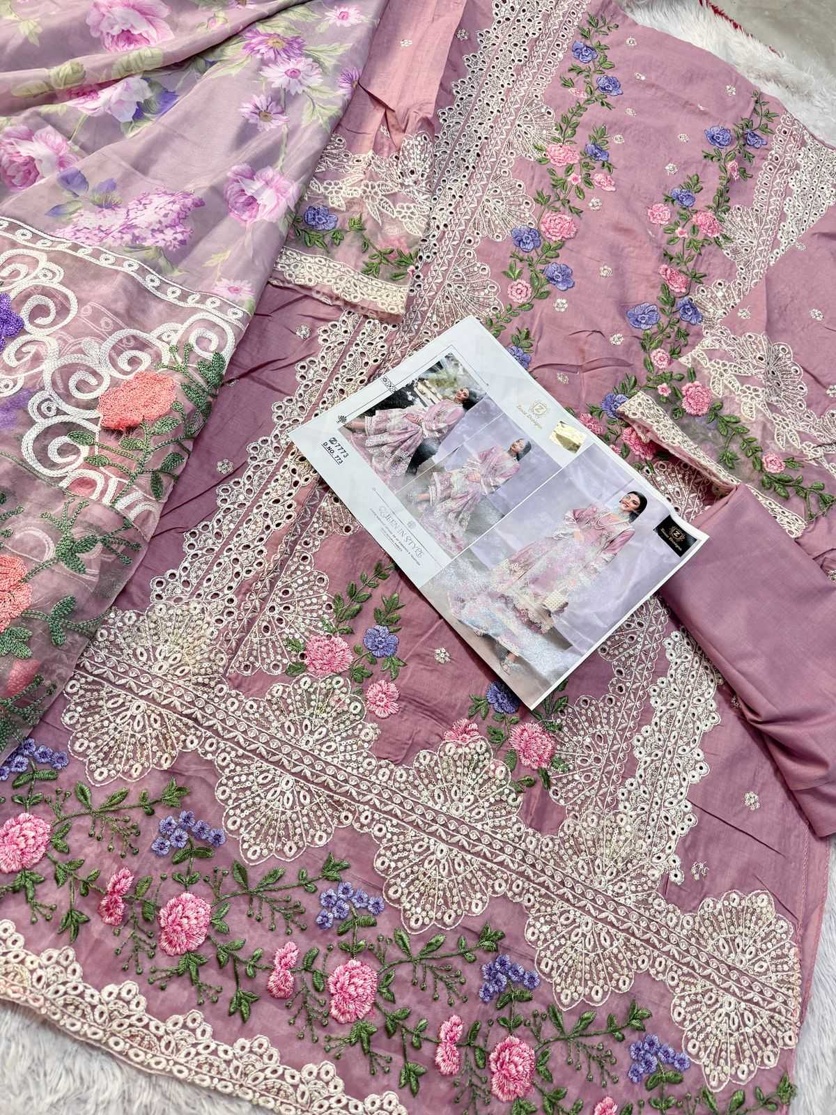 Ynf Cotton KESH444 Ziaaz Designs-773 Suits & Dresses Islamic Clothing Festive Collections Wholesale Pakistani Suits Embroidery Suits Cotton Suits Manufacturer