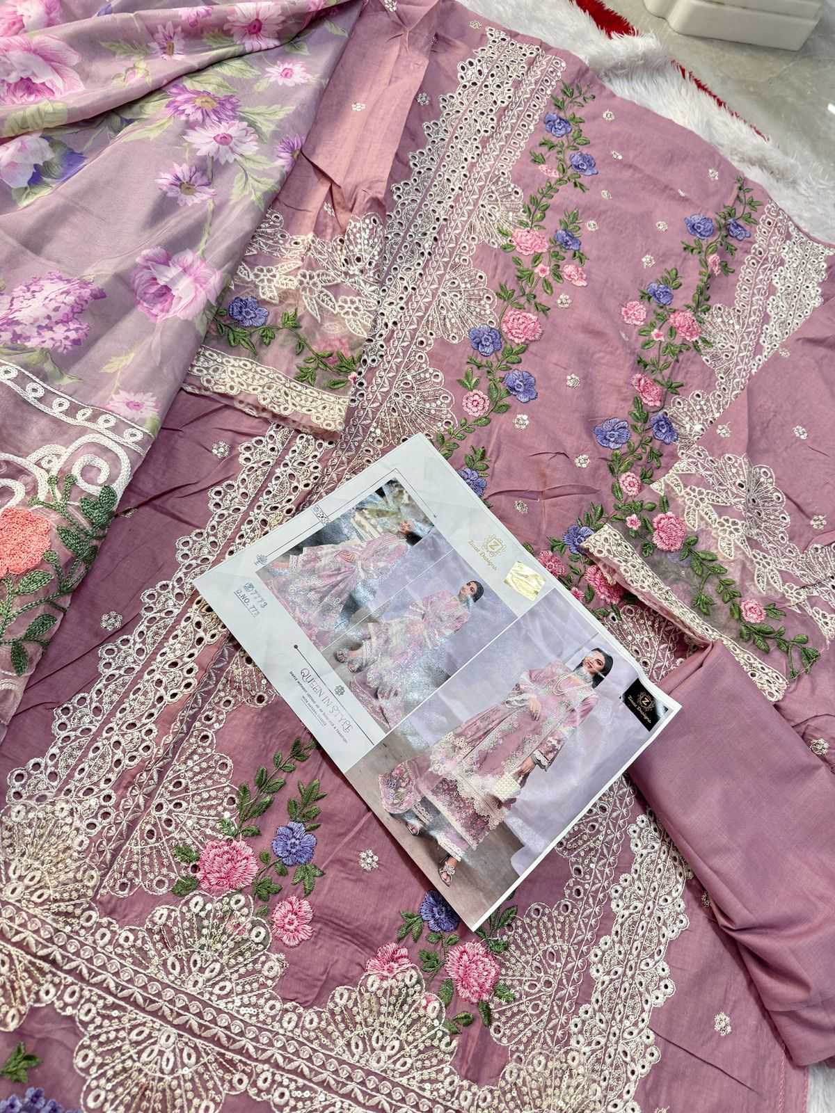 Ynf Cotton KESH444 Ziaaz Designs-773 Suits & Dresses Islamic Clothing Festive Collections Wholesale Pakistani Suits Embroidery Suits Cotton Suits Manufacturer