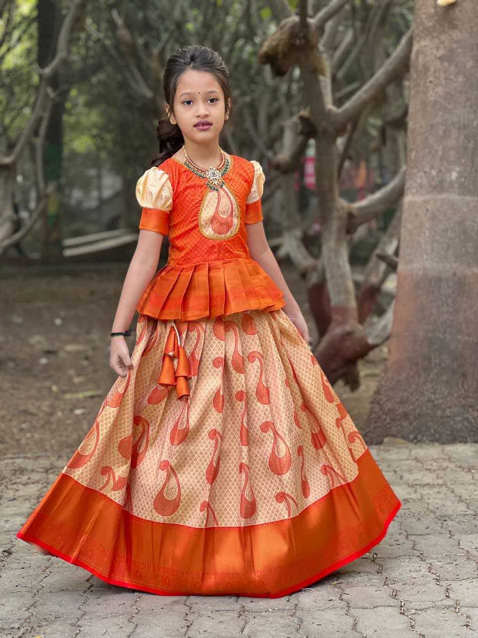 Ynf Cotton KESH461 97 Kids Wear Wholesale Kids Lehenga Kids Ghagra Choli Kids Festive Wear Manufacturer