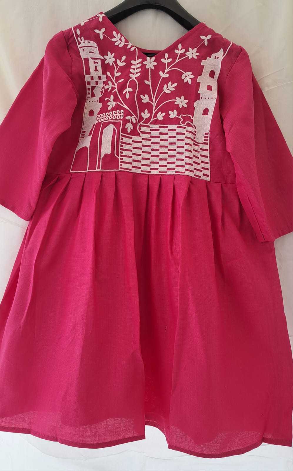 Ynf Cotton KESH502 1009 Kurti Wholesale Short Kurtis Cotton Kurtis Embroidered Kurtis Manufacturer