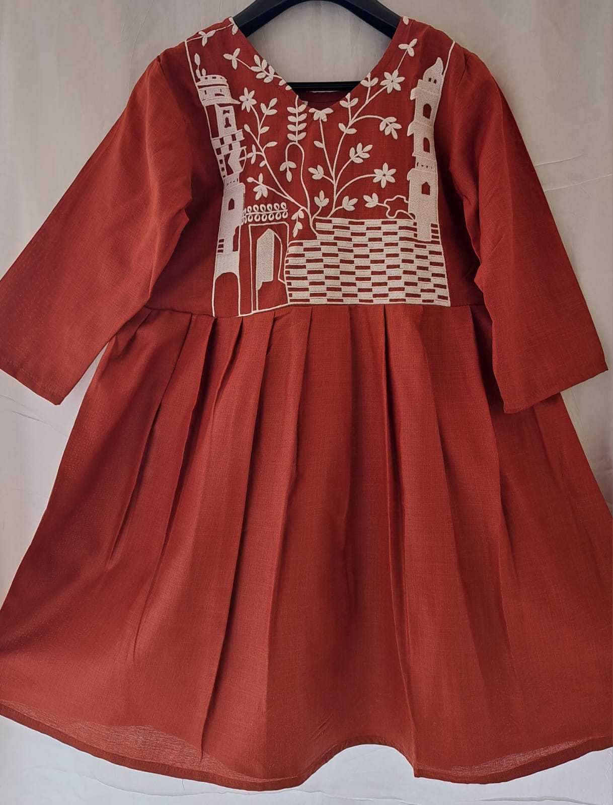 Ynf Cotton KESH502 1009 Kurti Wholesale Short Kurtis Cotton Kurtis Embroidered Kurtis Manufacturer