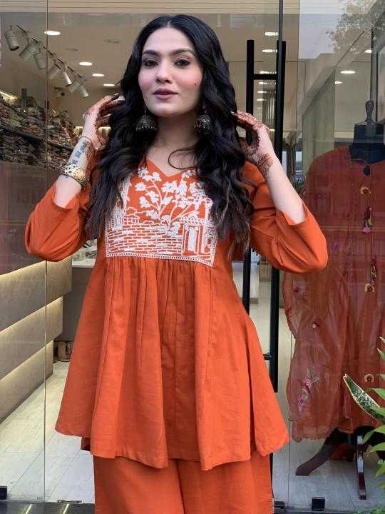 Ynf Cotton KESH502 1009 Kurti Wholesale Short Kurtis Cotton Kurtis Embroidered Kurtis Manufacturer