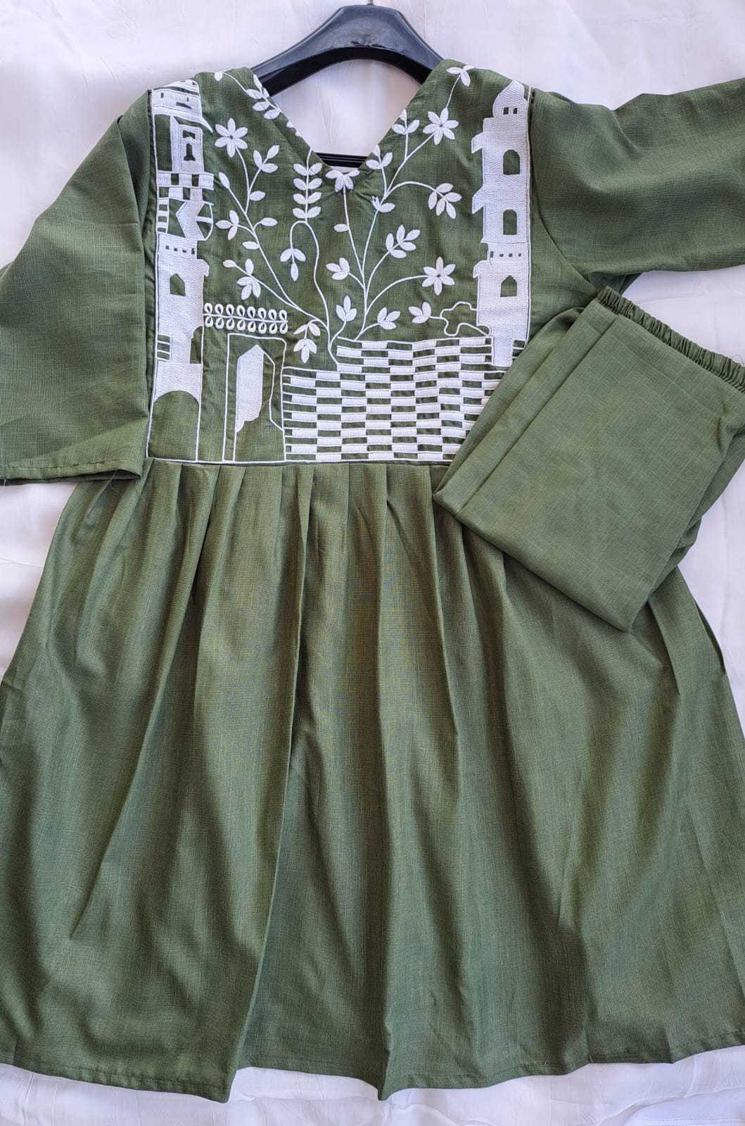Ynf Cotton KESH502 1009 Kurti Wholesale Short Kurtis Cotton Kurtis Embroidered Kurtis Manufacturer