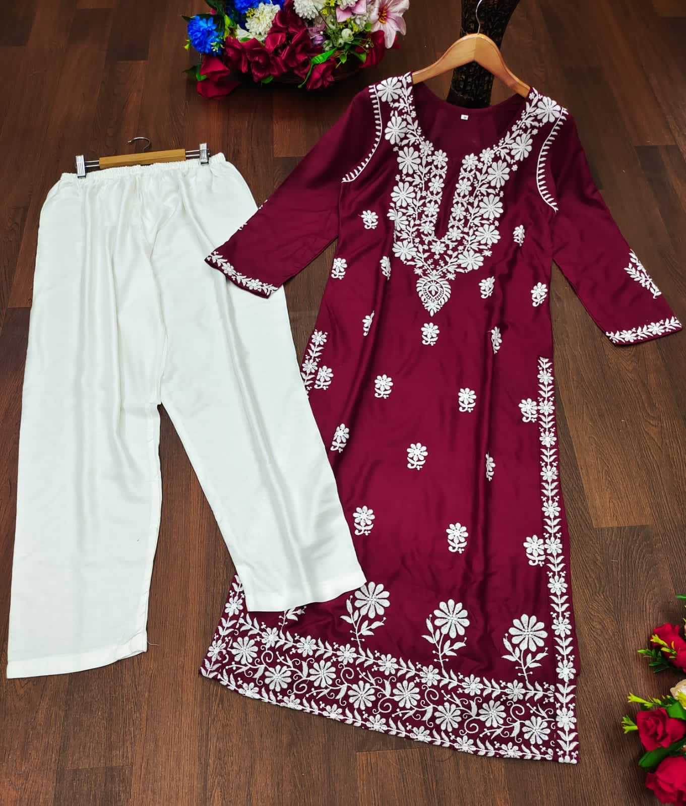 Ynf Cotton KESH502 575 Kurti Wholesale Cotton Kurtis Rayon Kurtis Chikan Kurti Manufacturer