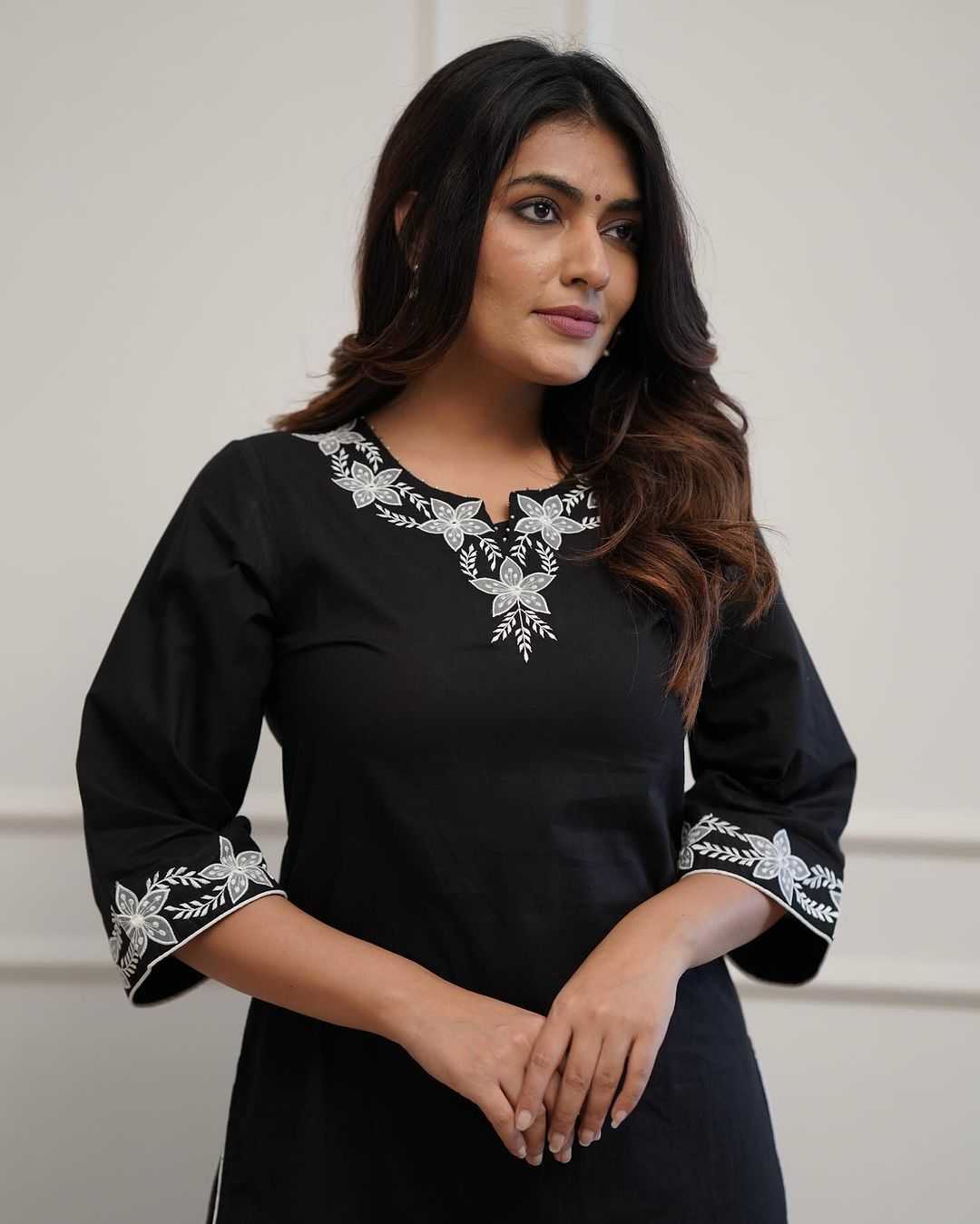 Ynf Cotton KESH502 Upgrade Kurti Wholesale Designer Kurtis Embroidered Kurtis Kurti With Palazzo Manufacturer