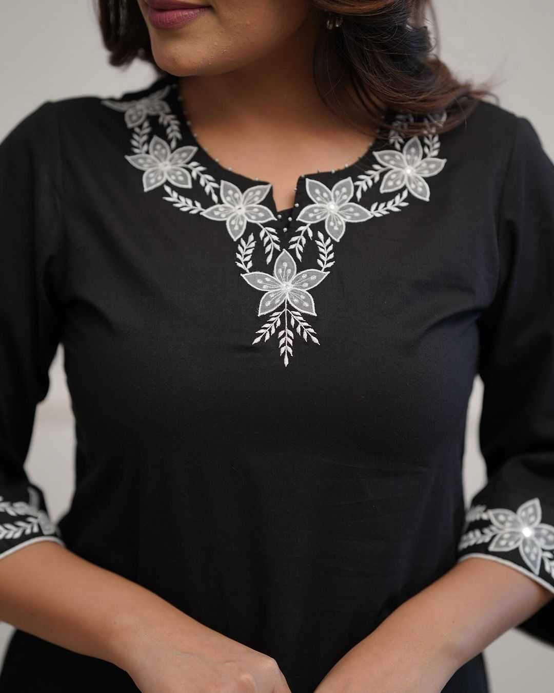 Ynf Cotton KESH502 Upgrade Kurti Wholesale Designer Kurtis Embroidered Kurtis Kurti With Palazzo Manufacturer