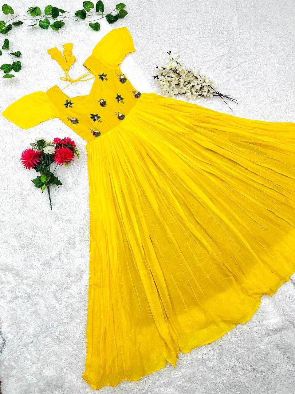 Ynf Cotton KESH505 101 Gowns Wholesale Party Wear Gowns Designer Gowns Manufacturer