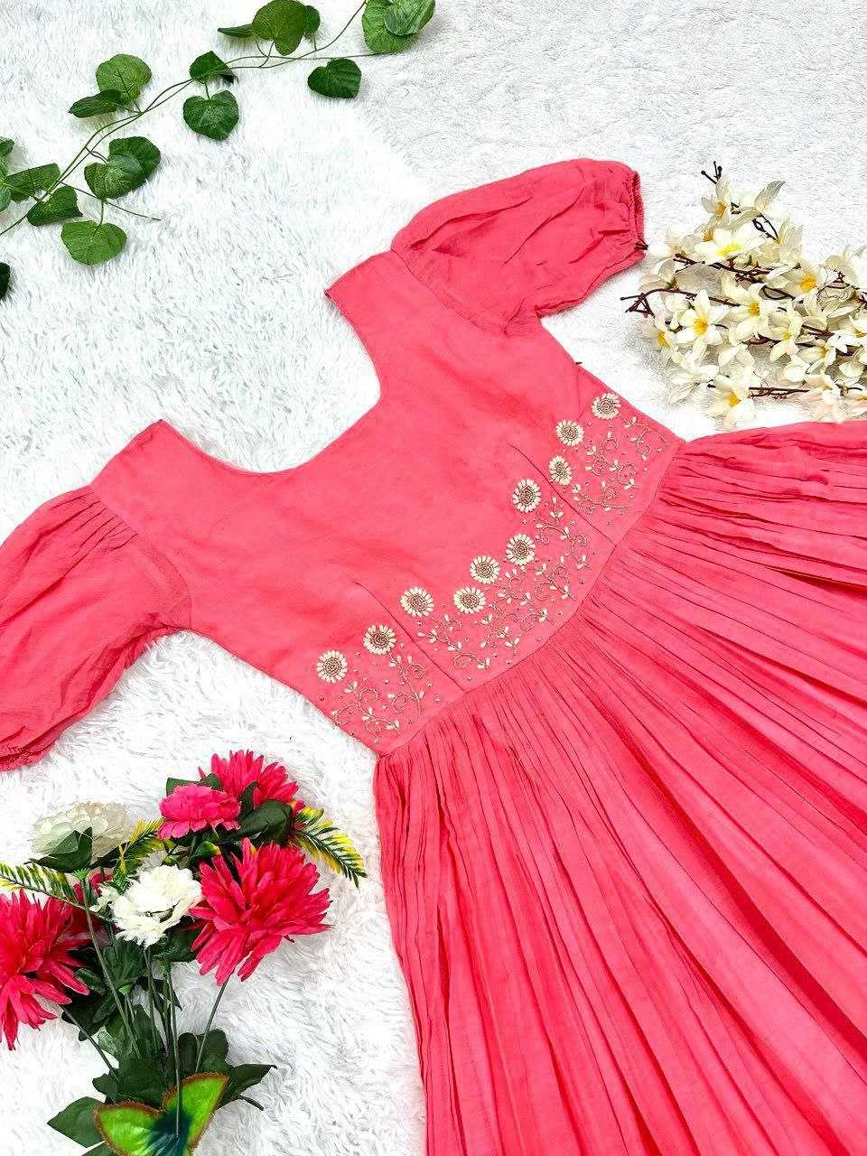 Ynf Cotton KESH505 101 Gowns Wholesale Party Wear Gowns Designer Gowns Manufacturer