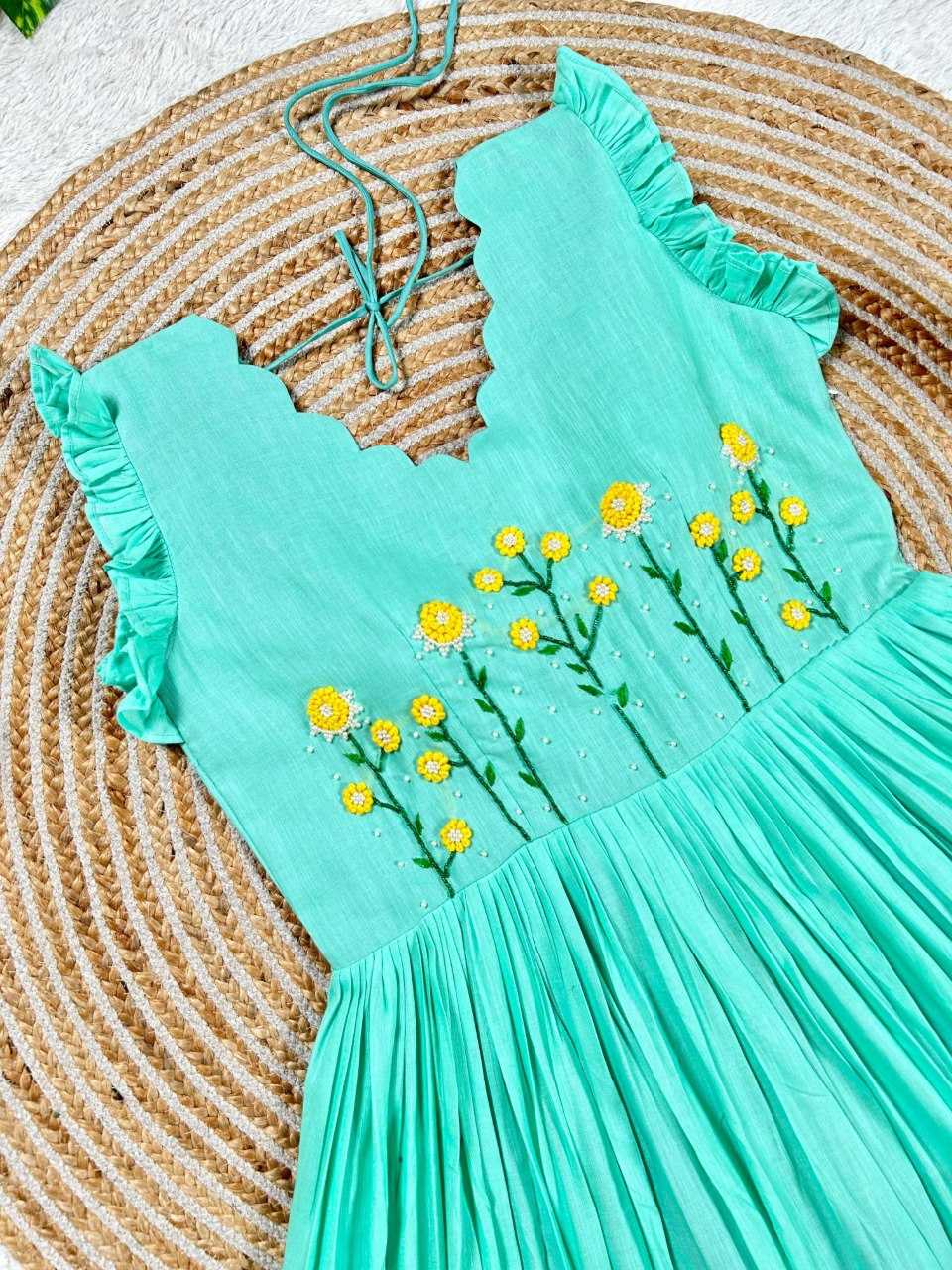 Ynf Cotton KESH505 356 Gowns Wholesale Printed Gowns Fancy Gowns Long Gowns Manufacturer