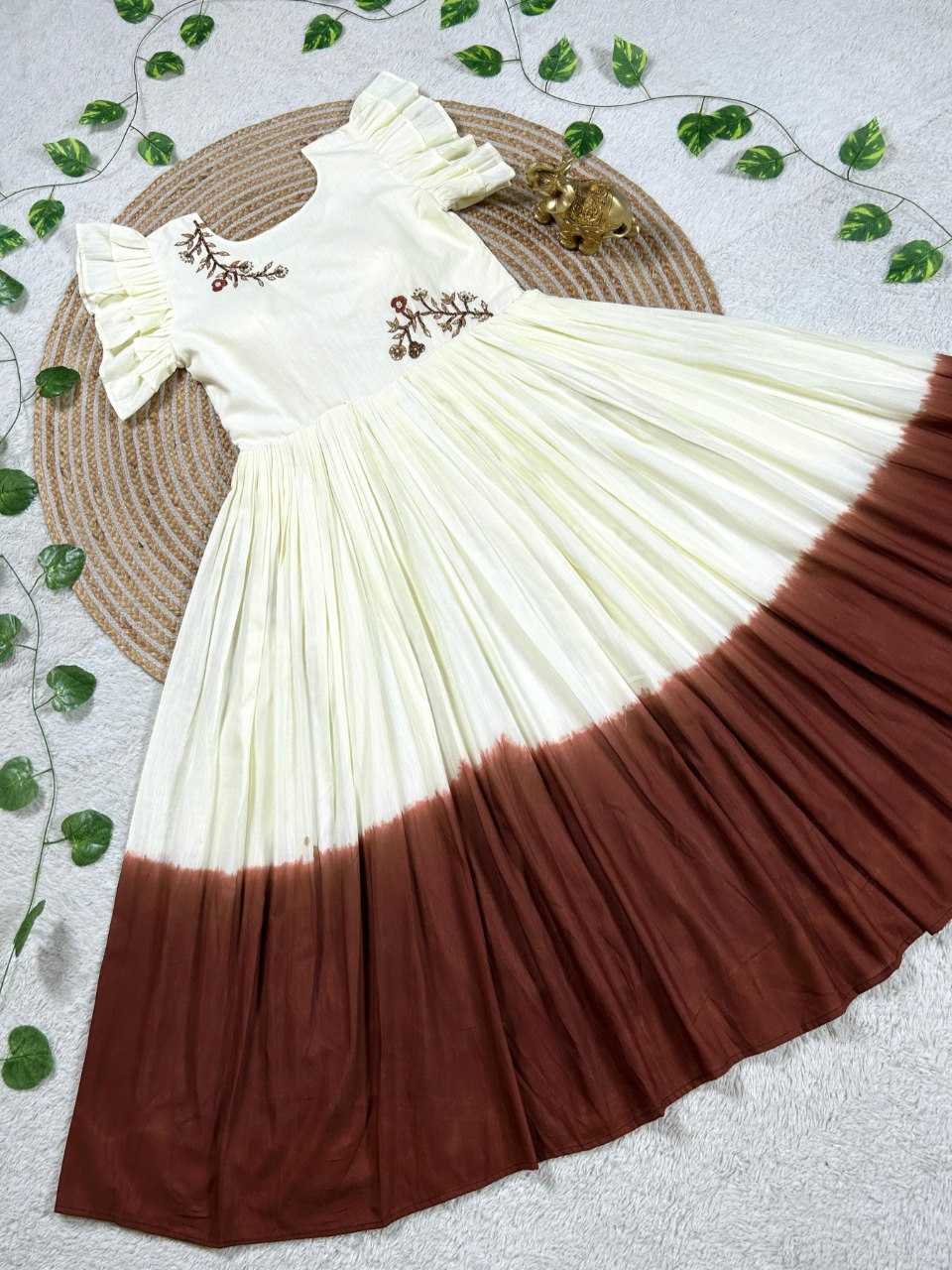 Ynf Cotton KESH505 356 Gowns Wholesale Printed Gowns Fancy Gowns Long Gowns Manufacturer
