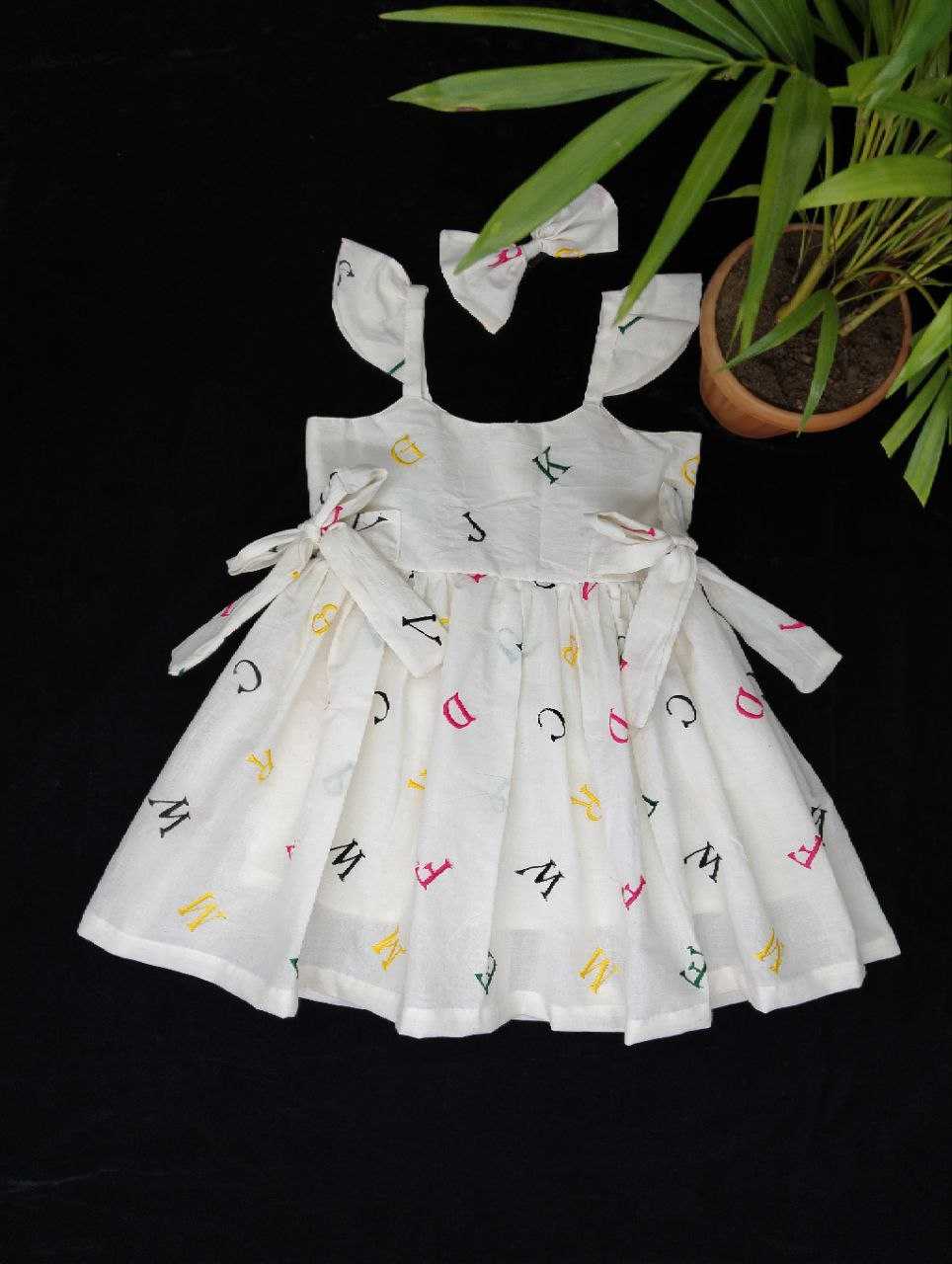 Ynf Cotton Lycra RIN107 347 Kids Wear Wholesale Kids Frocks Girls Frock Girls Cotton Frocks Manufacturer