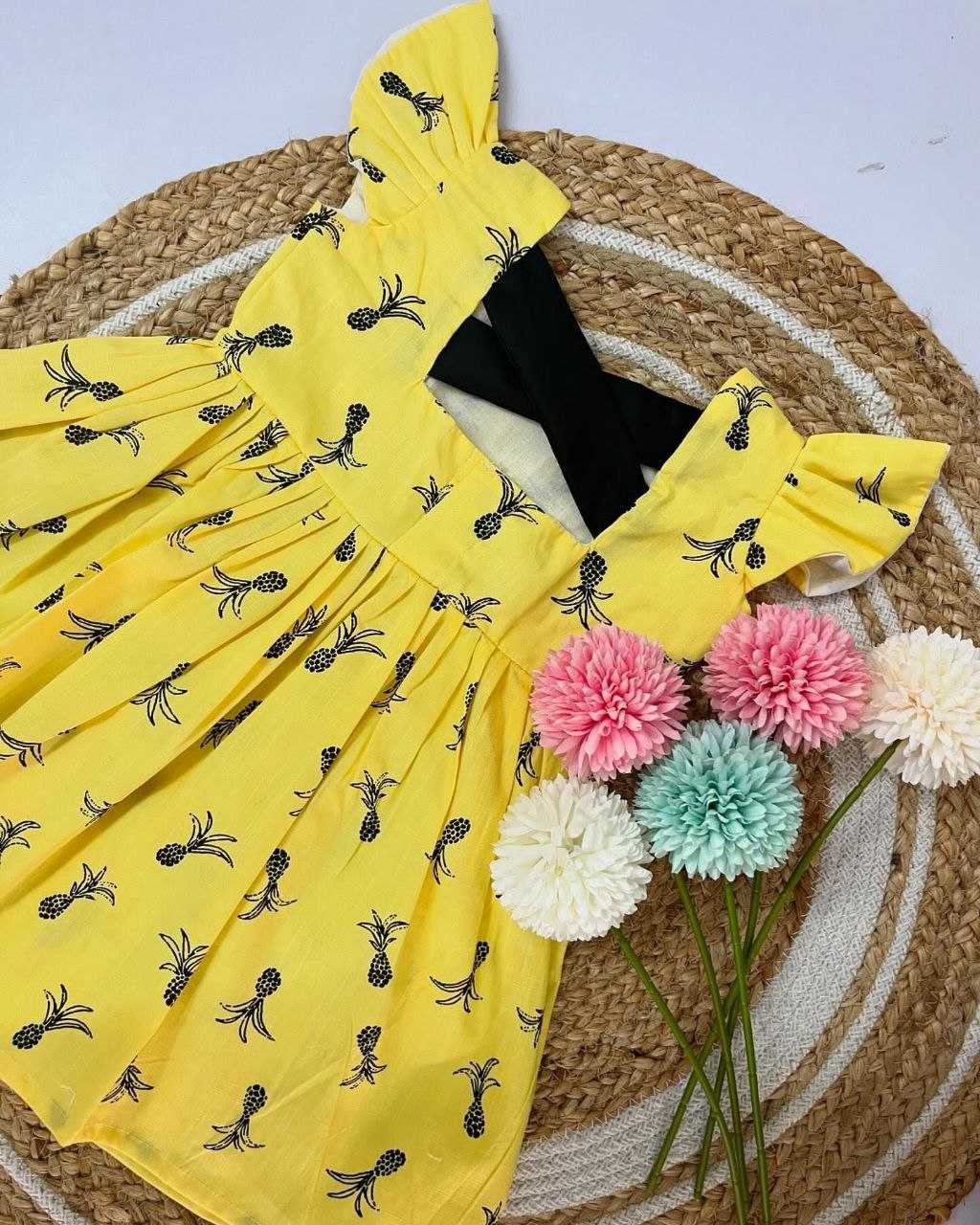 Ynf Cotton RIN107 355 Kids Wear Wholesale Kids Frocks Girls Frock Girls Cotton Frocks Manufacturer