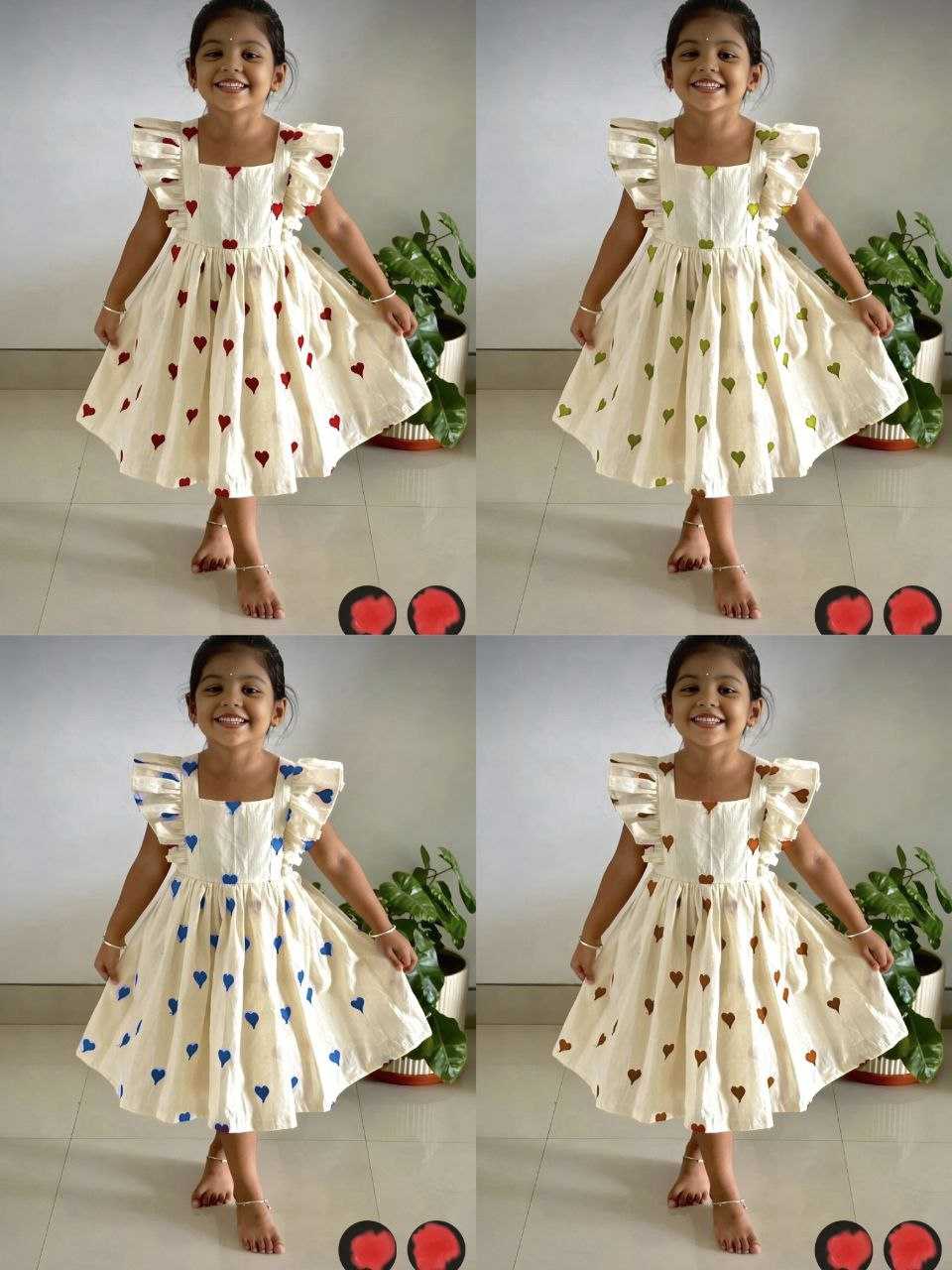 Ynf Cotton RIN107 359 Kids Wear Wholesale Kids Frocks Girls Frock Girls Cotton Frocks Manufacturer