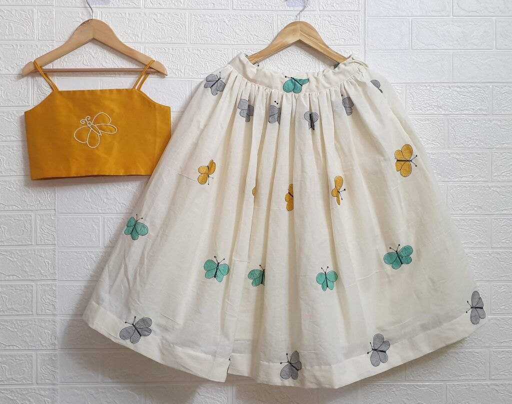 Ynf Cotton RIN107 375 Kids Wear Wholesale Kids Lehenga Kids Lehenga Choli Baby Girl Lehenga Manufacturer