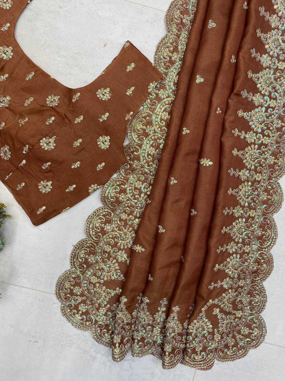 Ynf Cotton RIN110 366 Sarees Wedding Collections Festive Collections Wholesale Sequence Sarees Embroidered Sarees Cutwork Saree Manufacturer