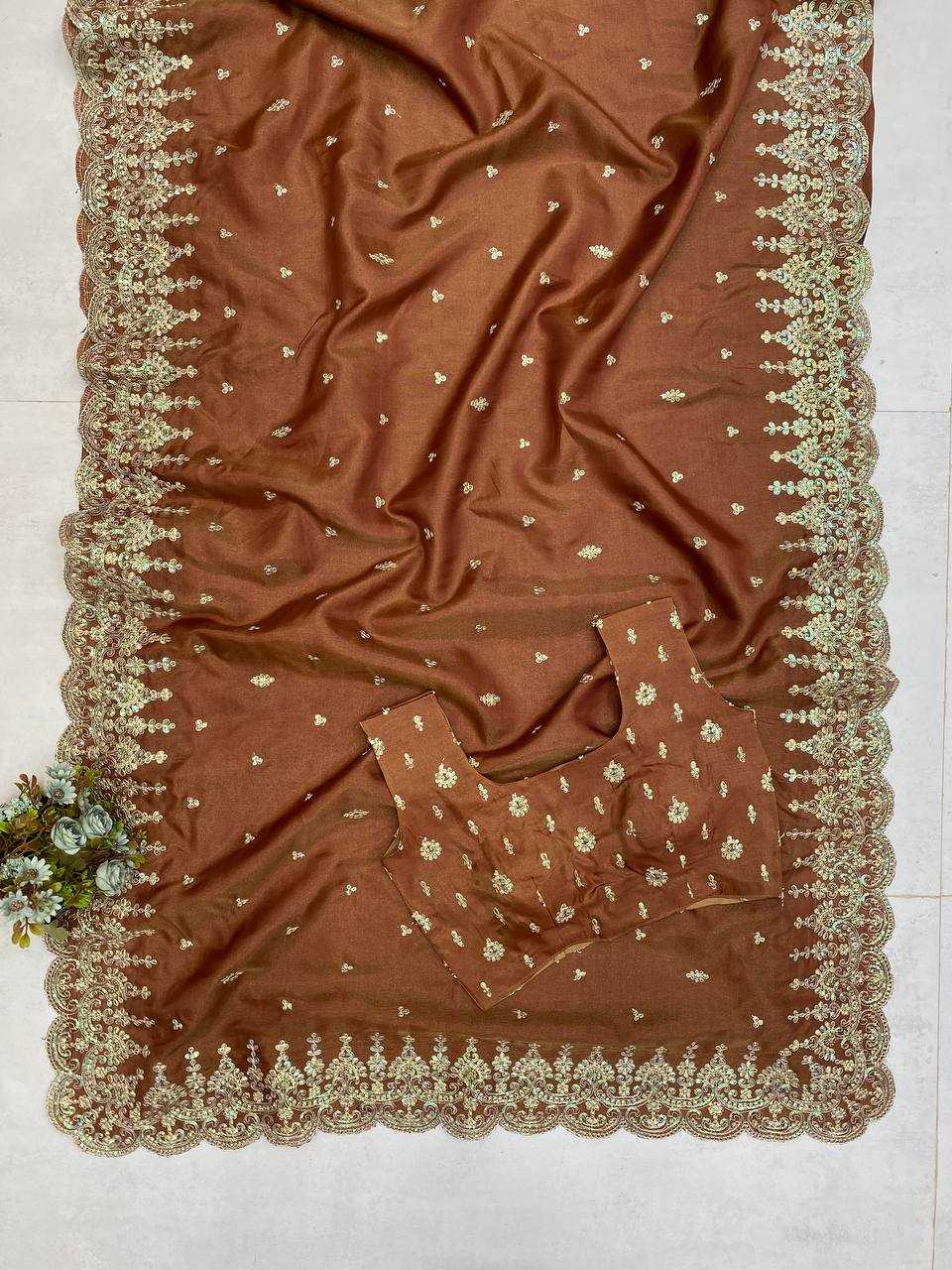 Ynf Cotton RIN110 366 Sarees Wedding Collections Festive Collections Wholesale Sequence Sarees Embroidered Sarees Cutwork Saree Manufacturer