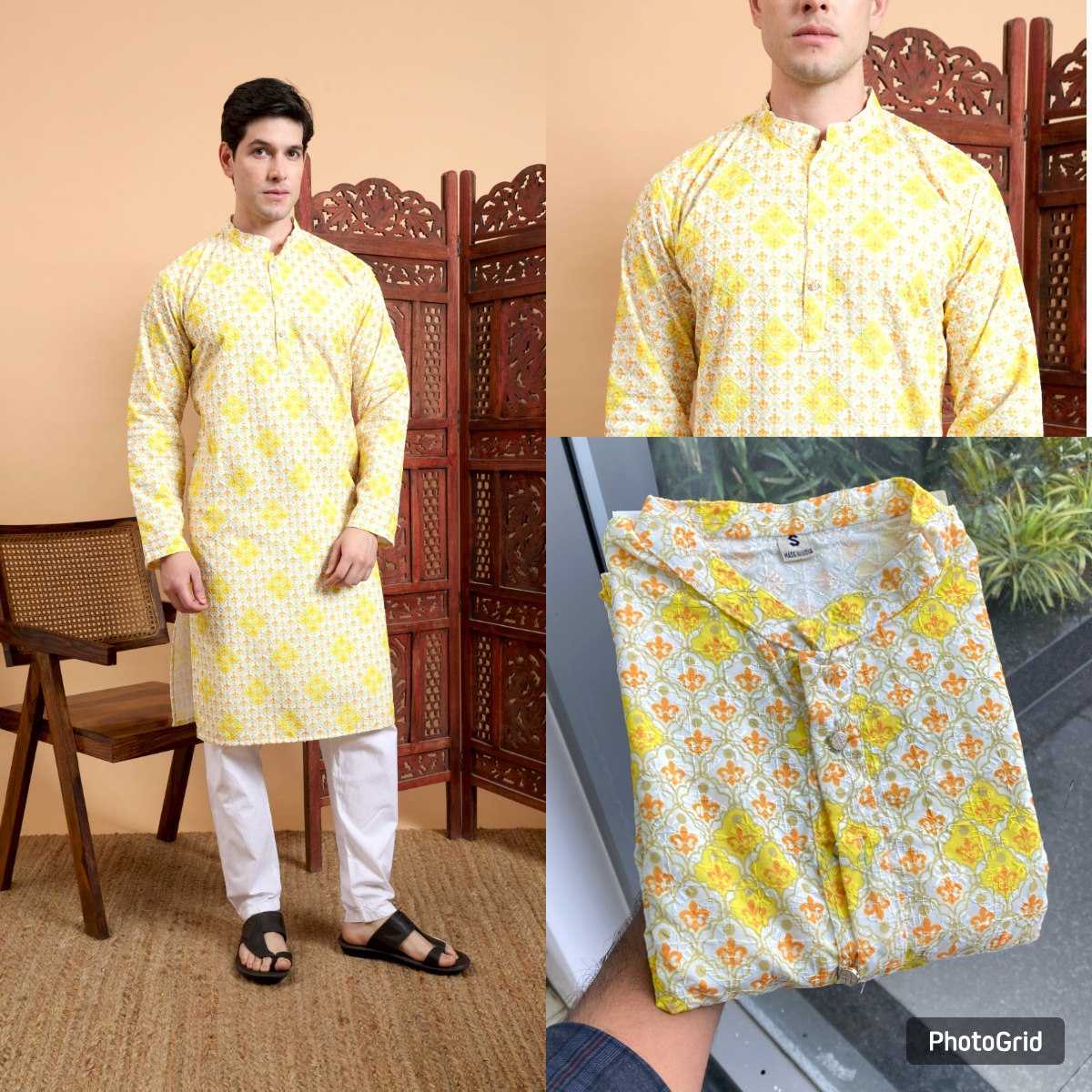 Ynf Cotton RIN188 KILLER10 Mens Wear Wholesale Mens Kurtas Men Cotton Kurta Men Wedding kurta Manufacturer