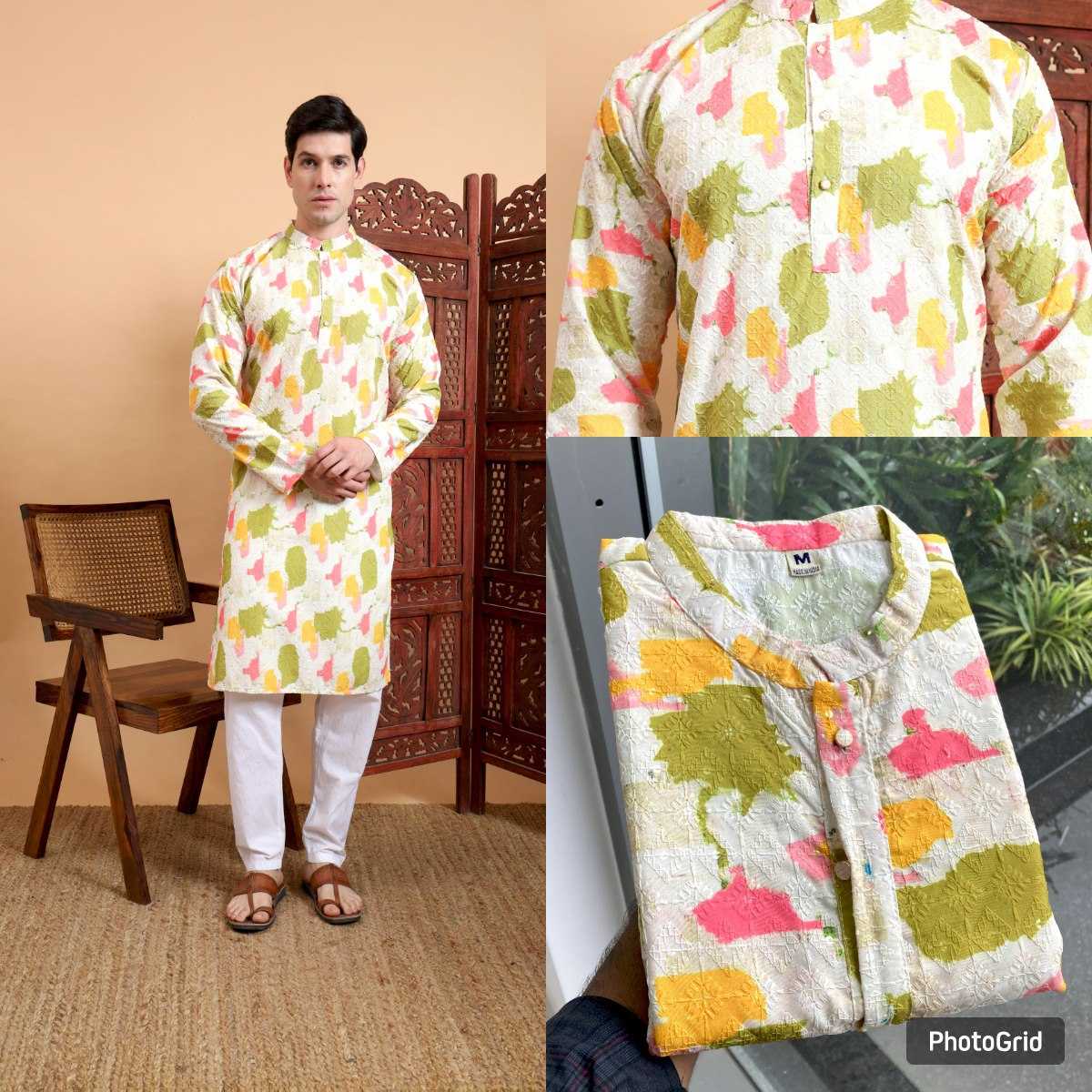 Ynf Cotton RIN188 KILLER10 Mens Wear Wholesale Mens Kurtas Men Cotton Kurta Men Wedding kurta Manufacturer
