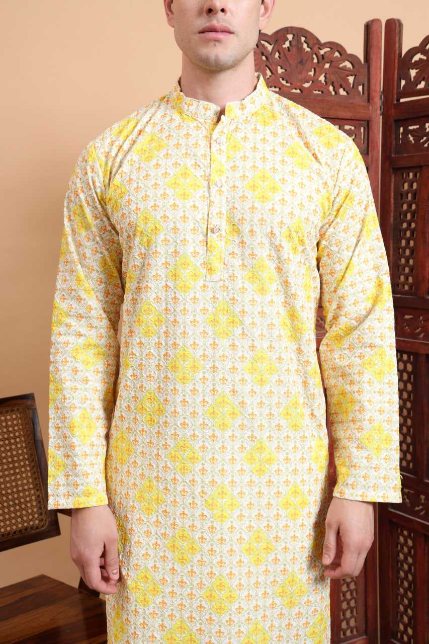 Ynf Cotton RIN188 KILLER10 Mens Wear Wholesale Mens Kurtas Men Cotton Kurta Men Wedding kurta Manufacturer