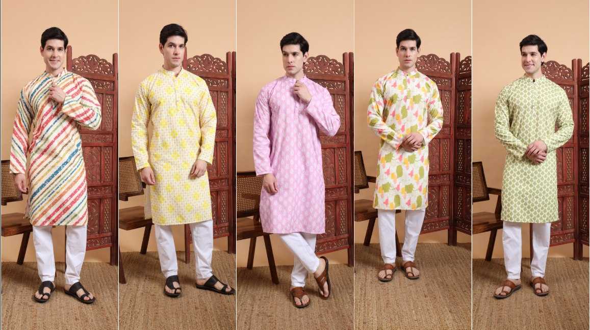 Ynf Cotton RIN188 KILLER10 Mens Wear Wholesale Mens Kurtas Men Cotton Kurta Men Wedding kurta Manufacturer