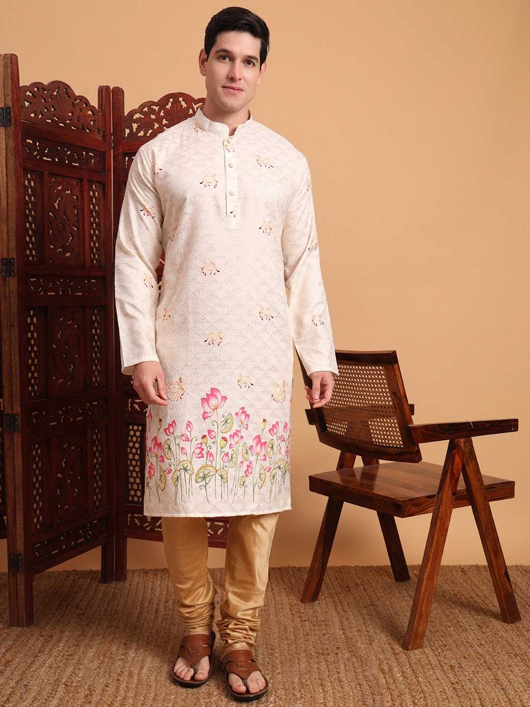 Ynf Cotton RIN188 KILLER3 Mens Wear Wholesale Mens Kurta Pyjama Manufacturer