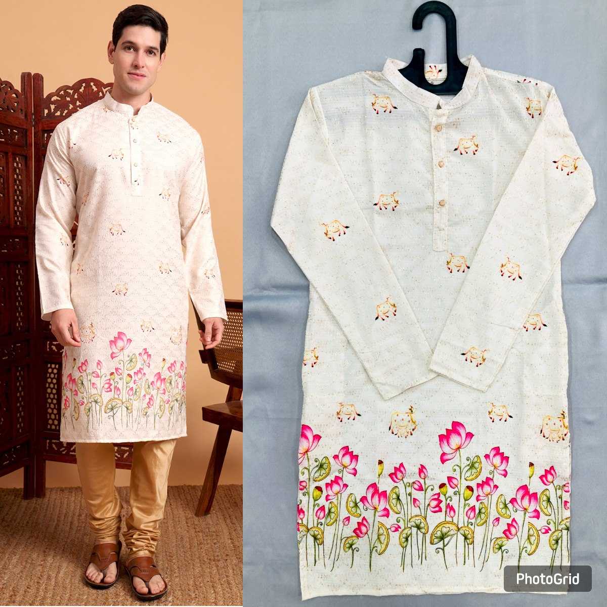Ynf Cotton RIN188 KILLER3 Mens Wear Wholesale Mens Kurta Pyjama Manufacturer