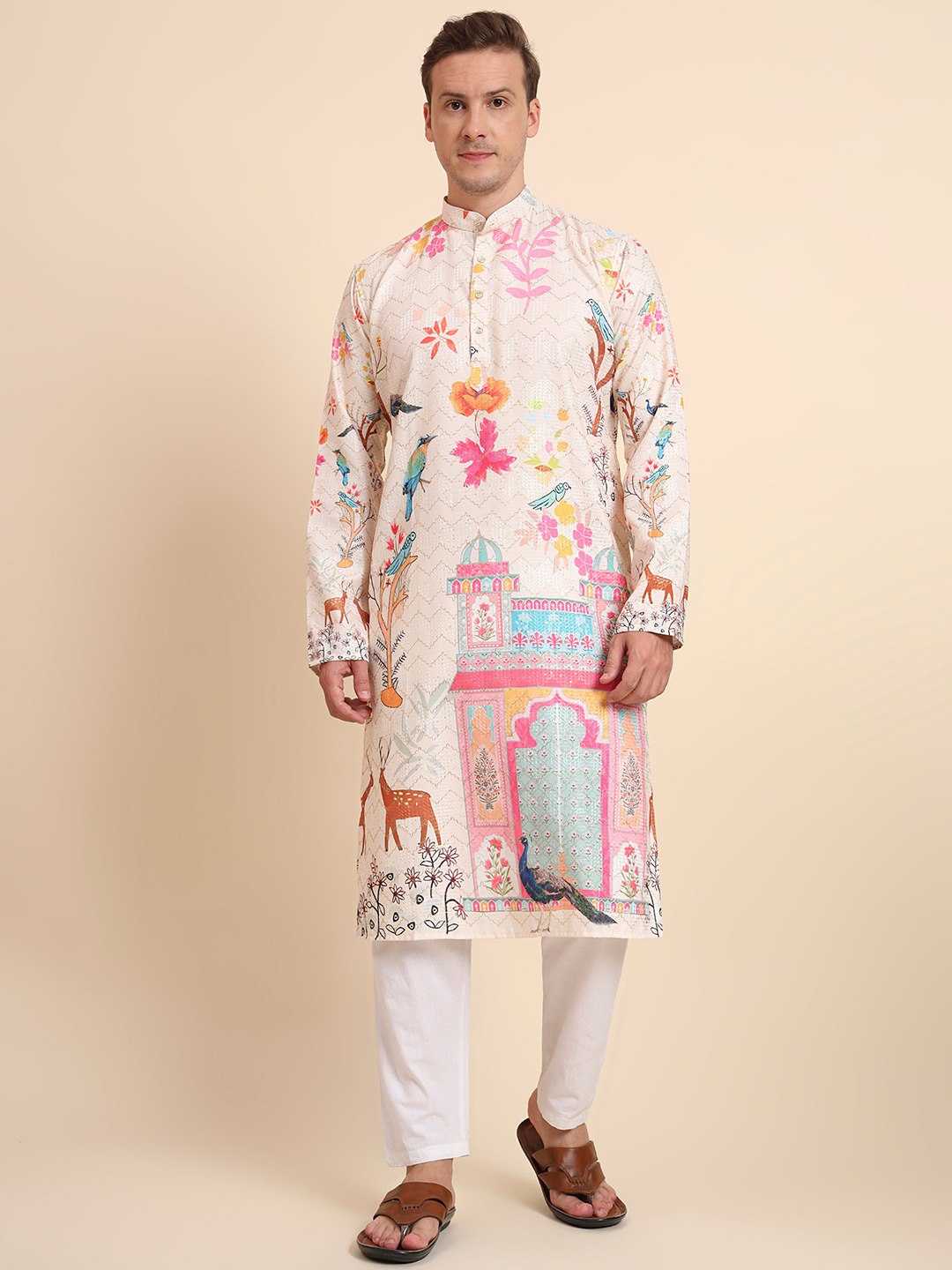 Ynf Cotton RIN188 KILLER4 Mens Wear Wholesale Mens Kurta Pyjama Manufacturer