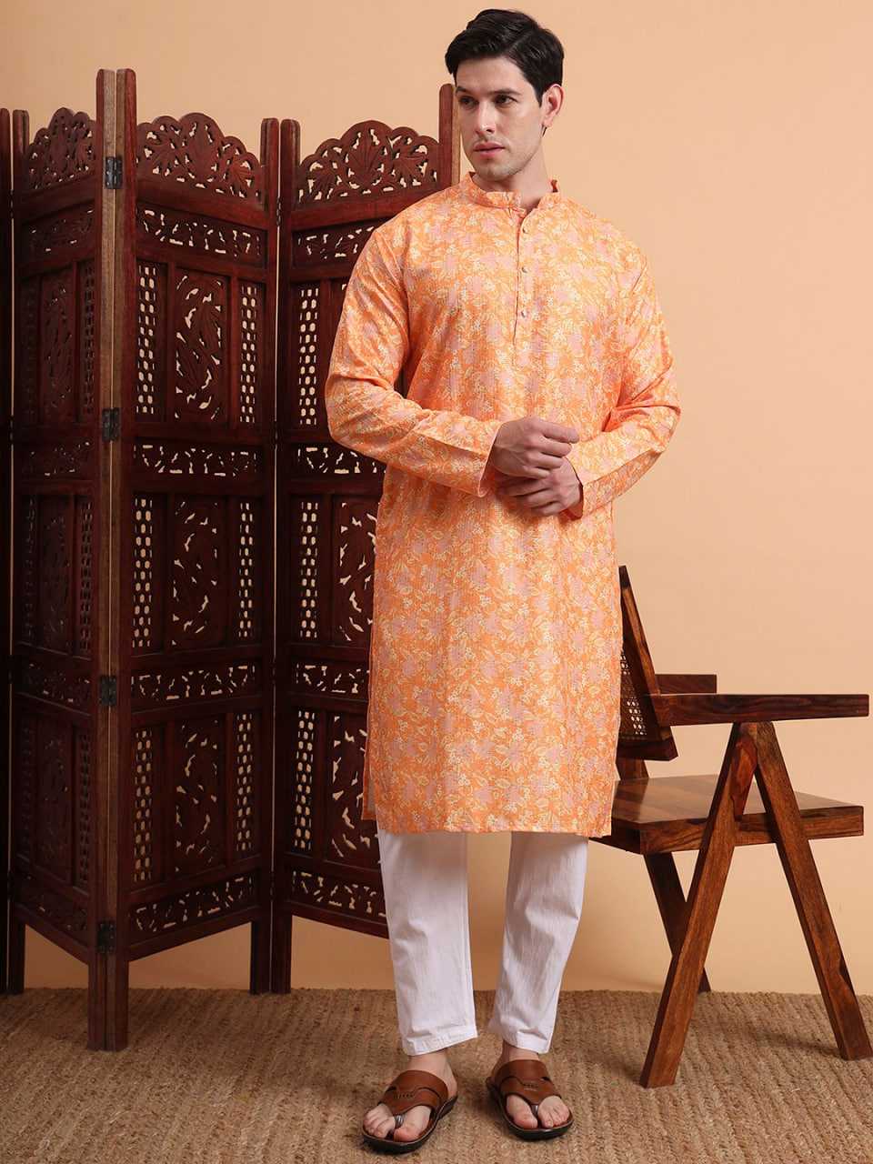 Ynf Cotton RIN188 KILLER7 Mens Wear Wholesale Mens Kurtas Men Cotton Kurta Men Wedding kurta Manufacturer