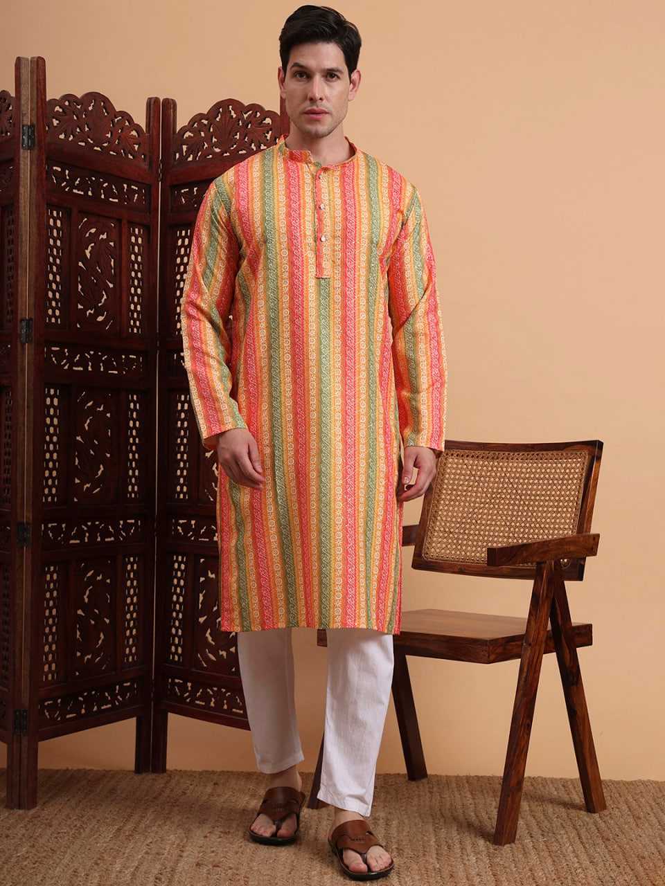 Ynf Cotton RIN188 KILLER7 Mens Wear Wholesale Mens Kurtas Men Cotton Kurta Men Wedding kurta Manufacturer