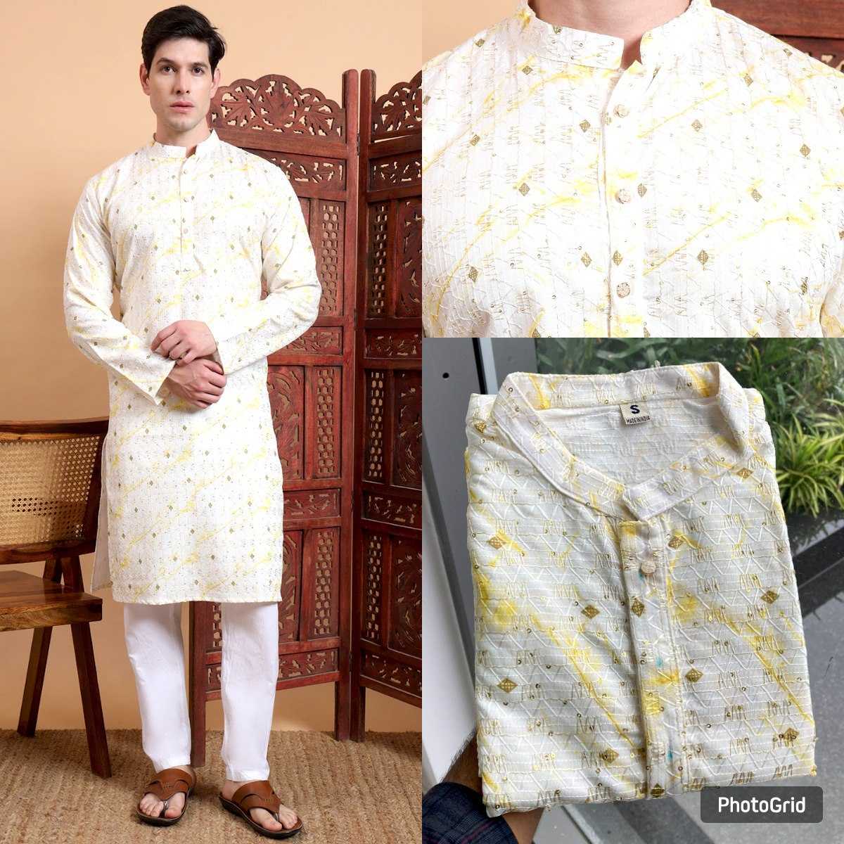 Ynf Cotton RIN188 KILLER9 Mens Wear Wholesale Mens Kurtas Men Cotton Kurta Men Wedding kurta Manufacturer