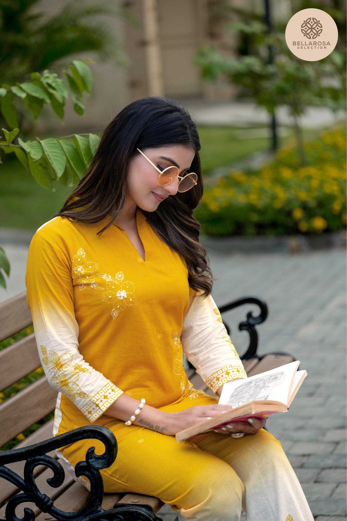 Ynf Cotton RIN190 BELLROSA-101 Setwise Collections Wholesale Kurtis Catalogs Manufacturer