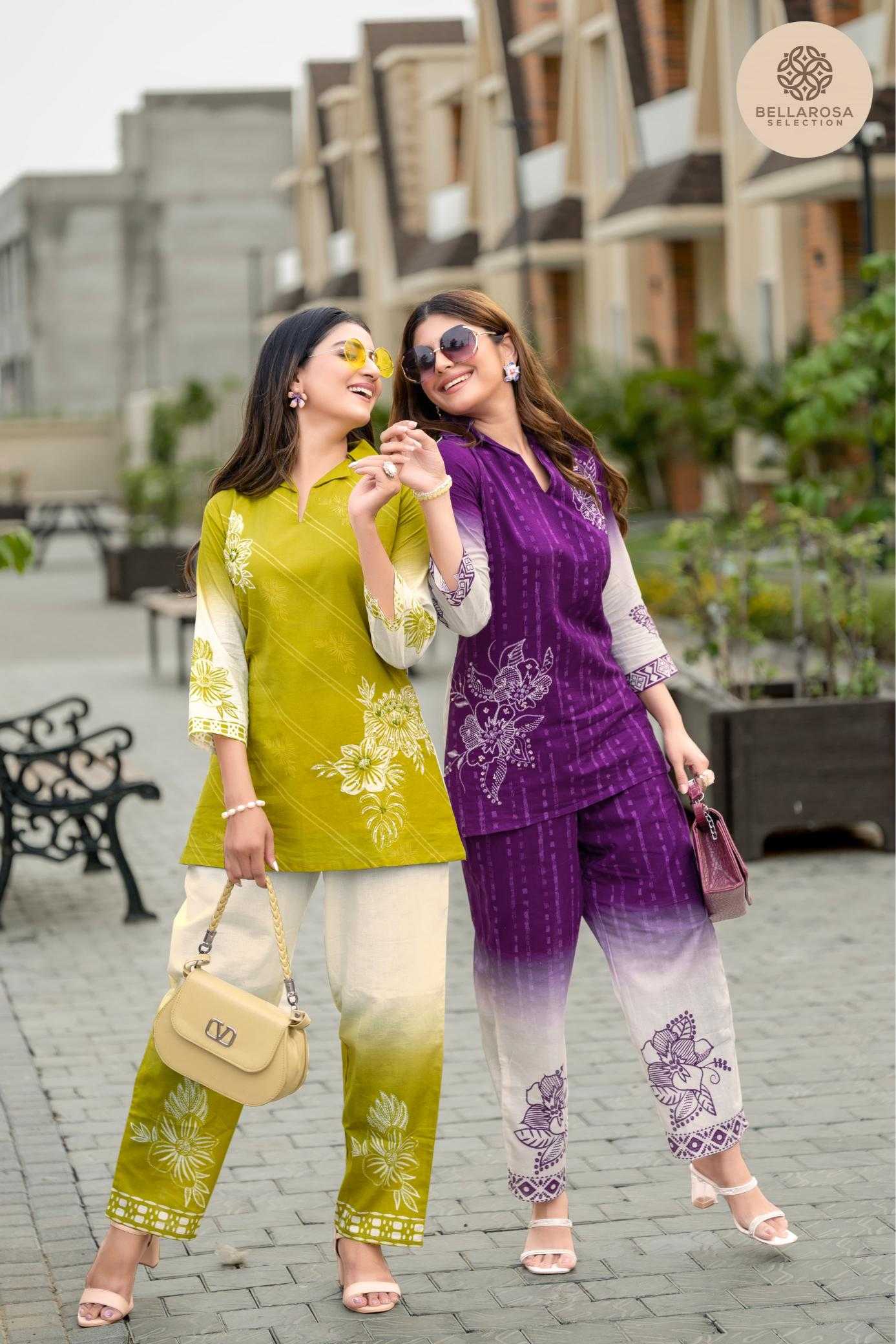 Ynf Cotton RIN190 BELLROSA-101 Setwise Collections Wholesale Kurtis Catalogs Manufacturer
