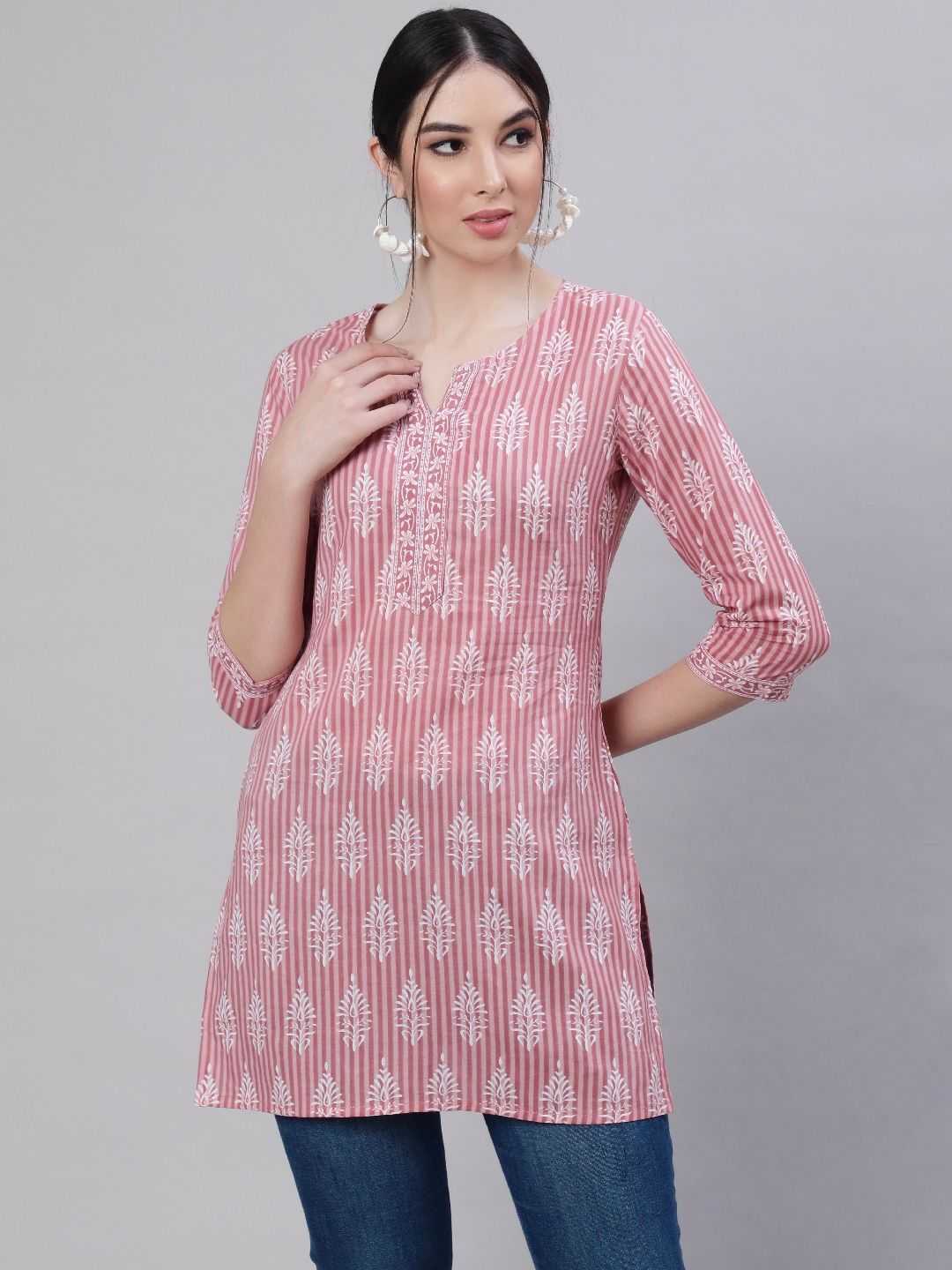 Ynf Cotton RIN190 Blush 5.0 Setwise Collections Wholesale Kurtis Catalogs Manufacturer