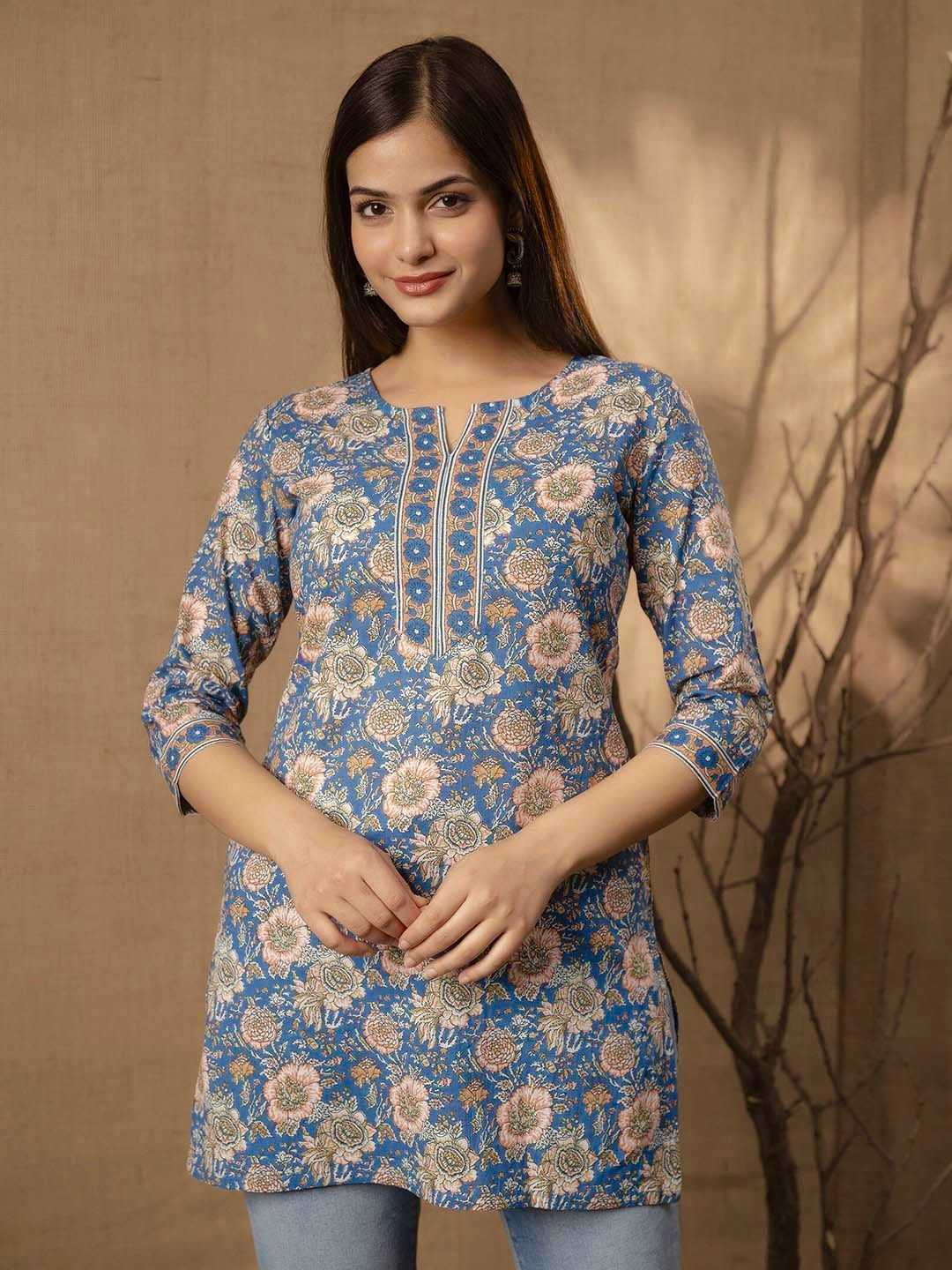 Ynf Cotton RIN190 Blush 5.0 Setwise Collections Wholesale Kurtis Catalogs Manufacturer