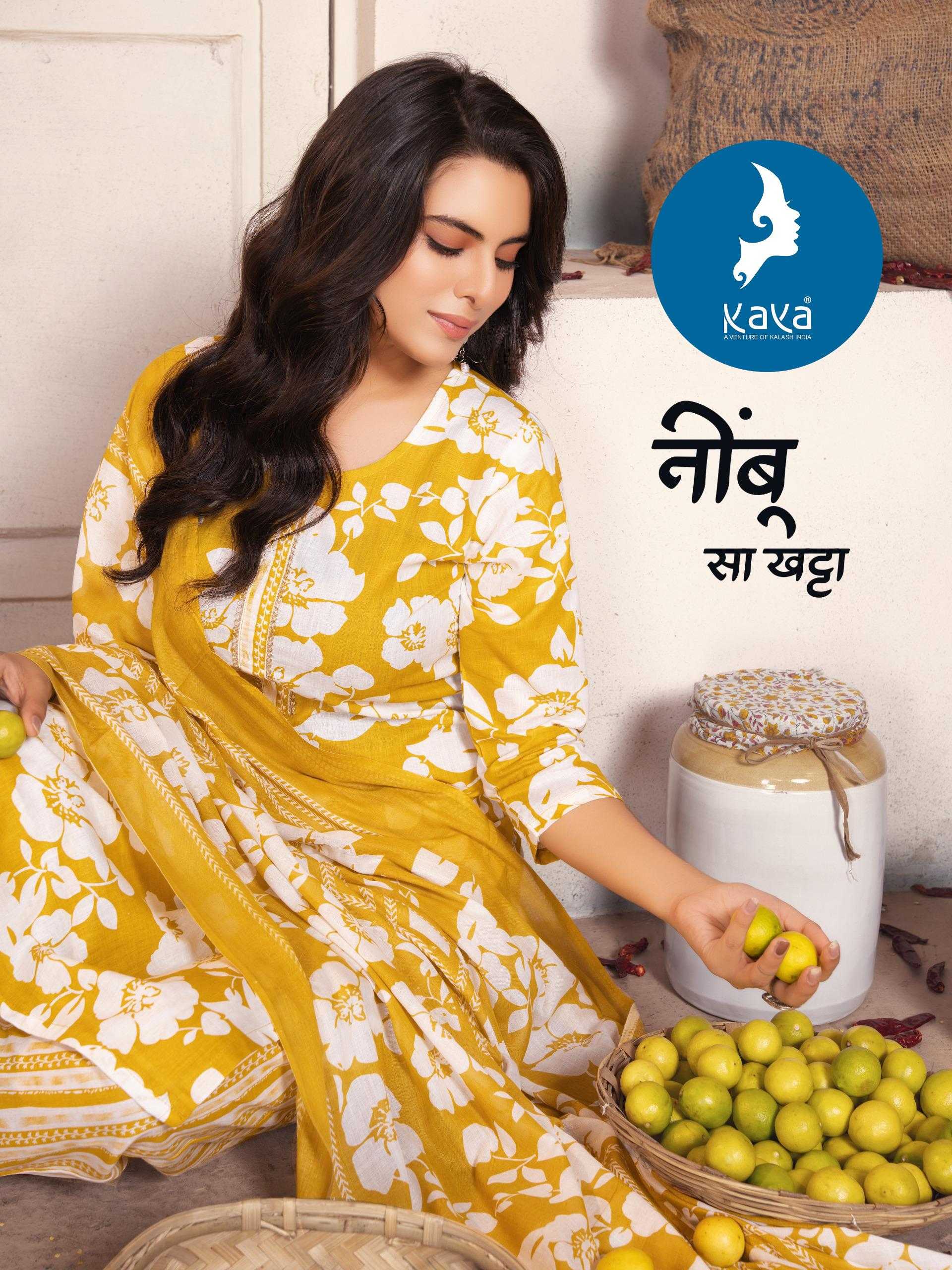 Ynf Cotton RIN190 KAYA KURTI-KRISHA-3 Setwise Collections Wholesale Dresses & Suits Catalogs Manufacturer