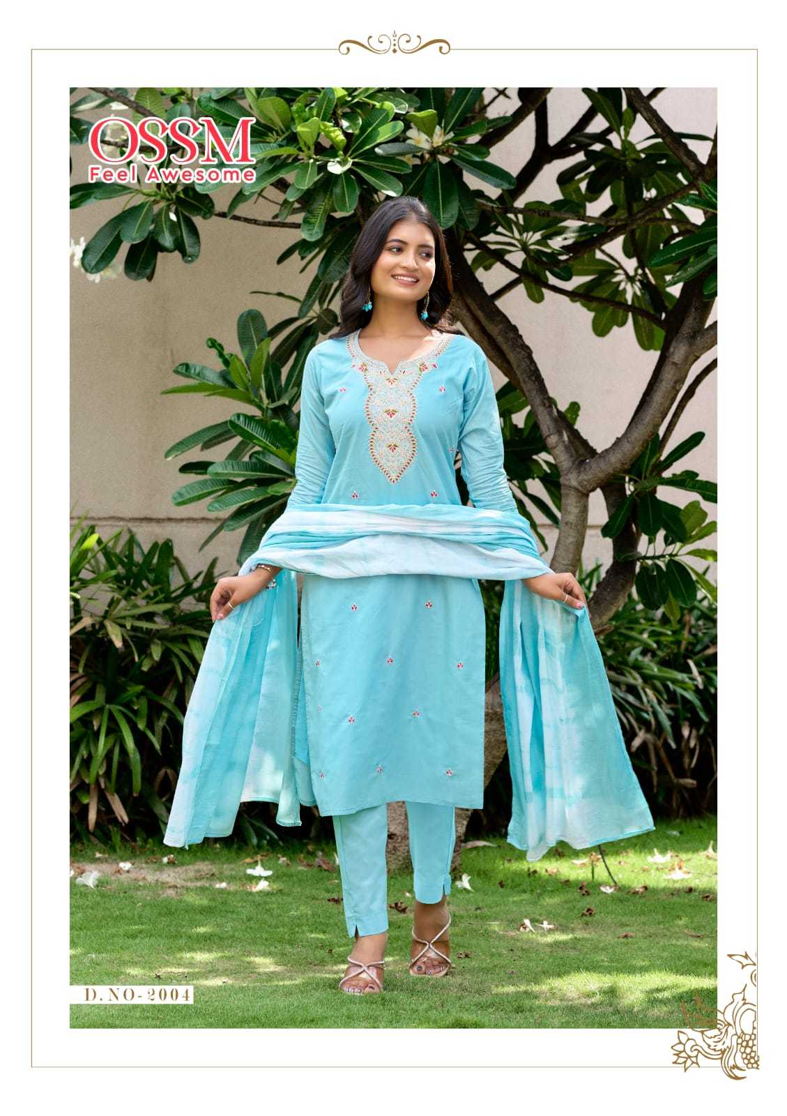 Ynf Cotton RIN190 OSSM MANTRA Vol 02 Setwise Collections Wholesale Kurtis Catalogs Manufacturer