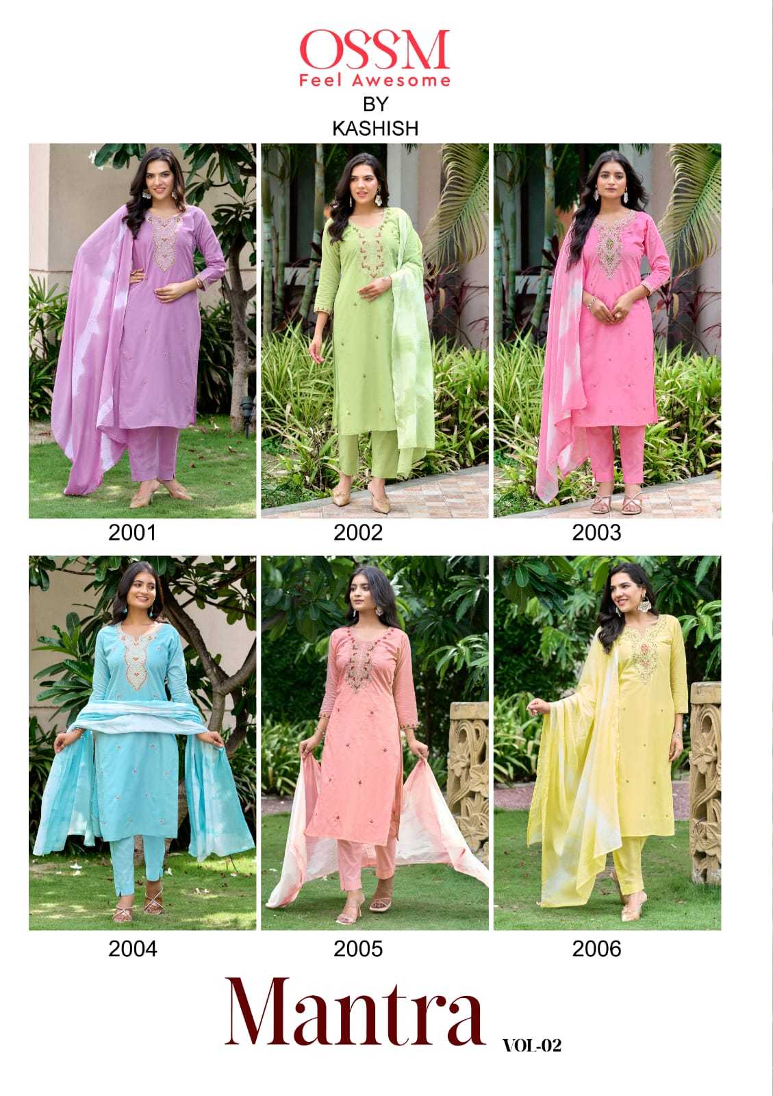 Ynf Cotton RIN190 OSSM MANTRA Vol 02 Setwise Collections Wholesale Kurtis Catalogs Manufacturer