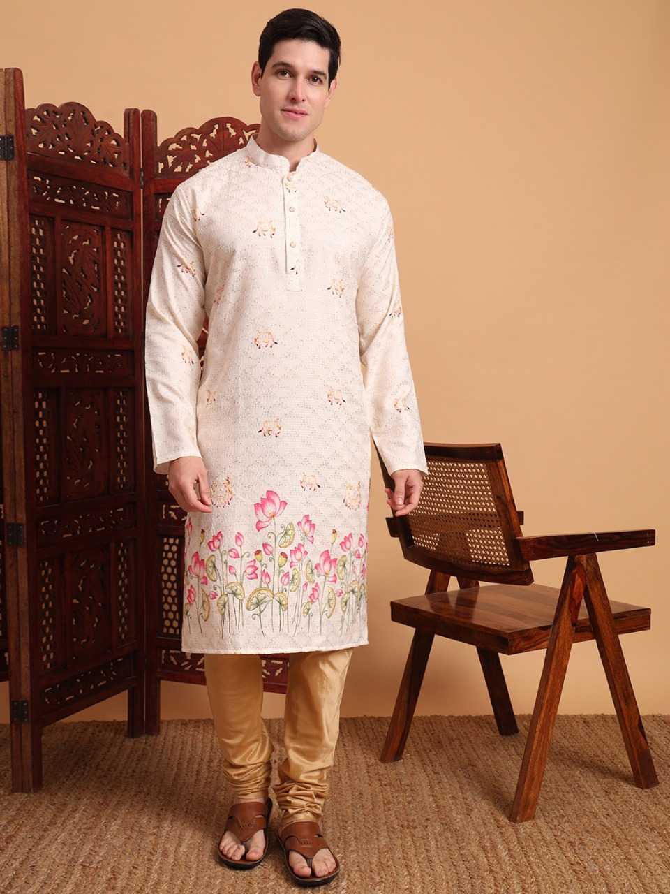 Ynf Cotton RIN197 2993 Mens Wear Wholesale Mens Kurtas Mens Kurta Pyjama Men Cotton Kurta Manufacturer
