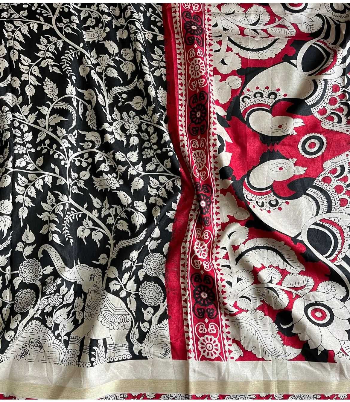 Ynf Cotton RIN203 Elephant Sarees Wedding Collections Festive Collections Wholesale Printed Sarees Cotton Sarees Mulmul Cotton Sarees Manufacturer